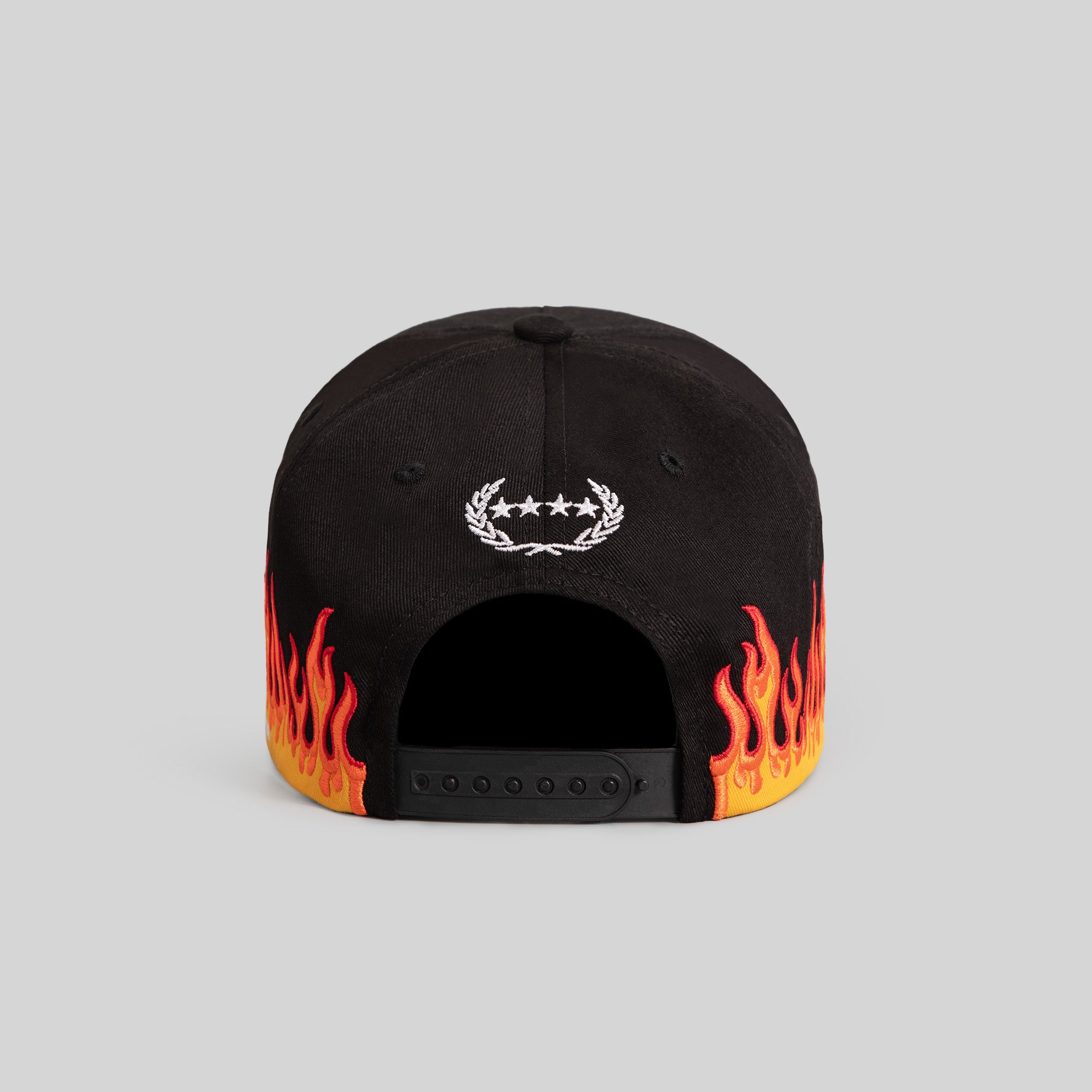 NO F*CKS GIVEN FLAMES BLACK TWILL TRUCKER