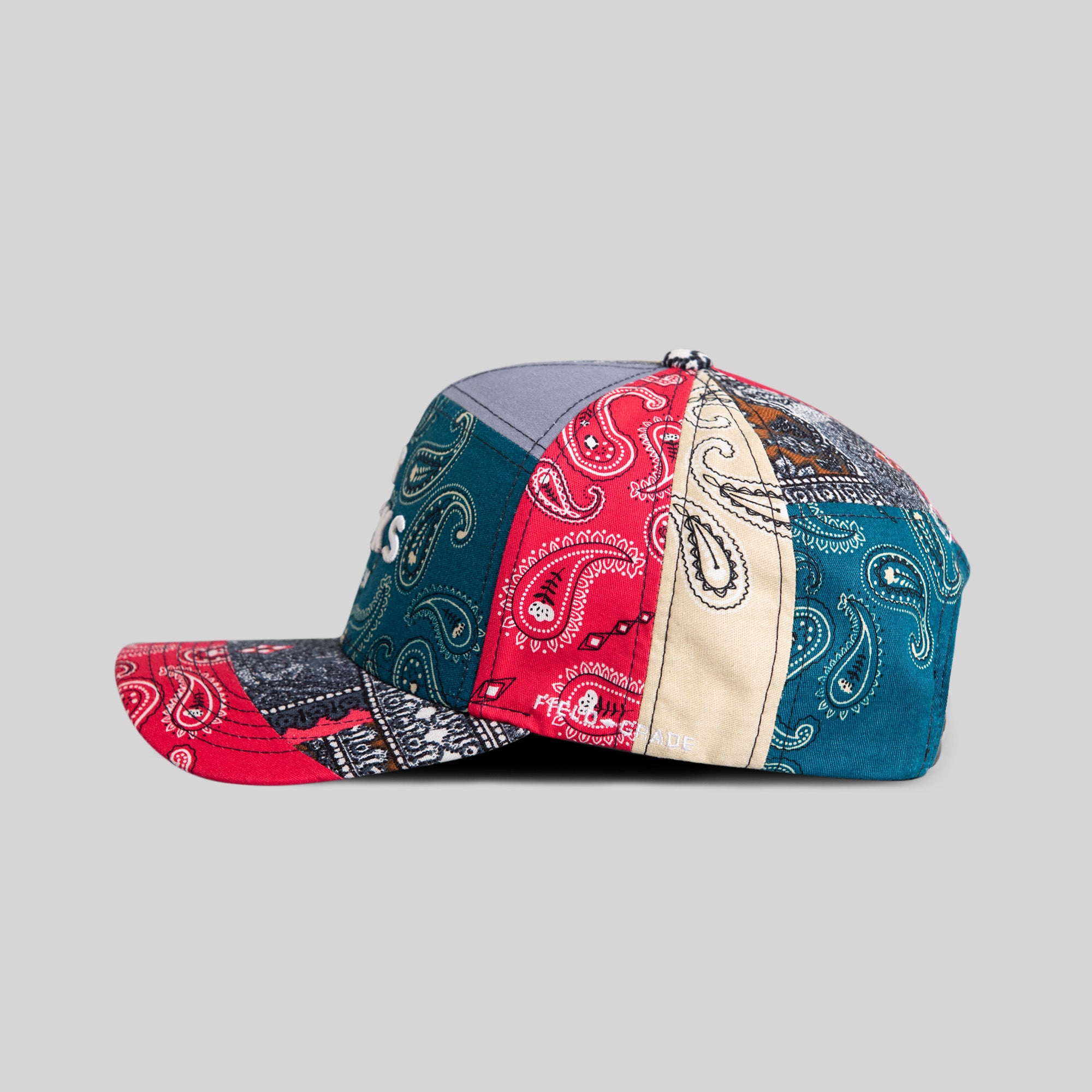 NO F*CKS GIVEN PATCHWORK BANDANA TRUCKER
