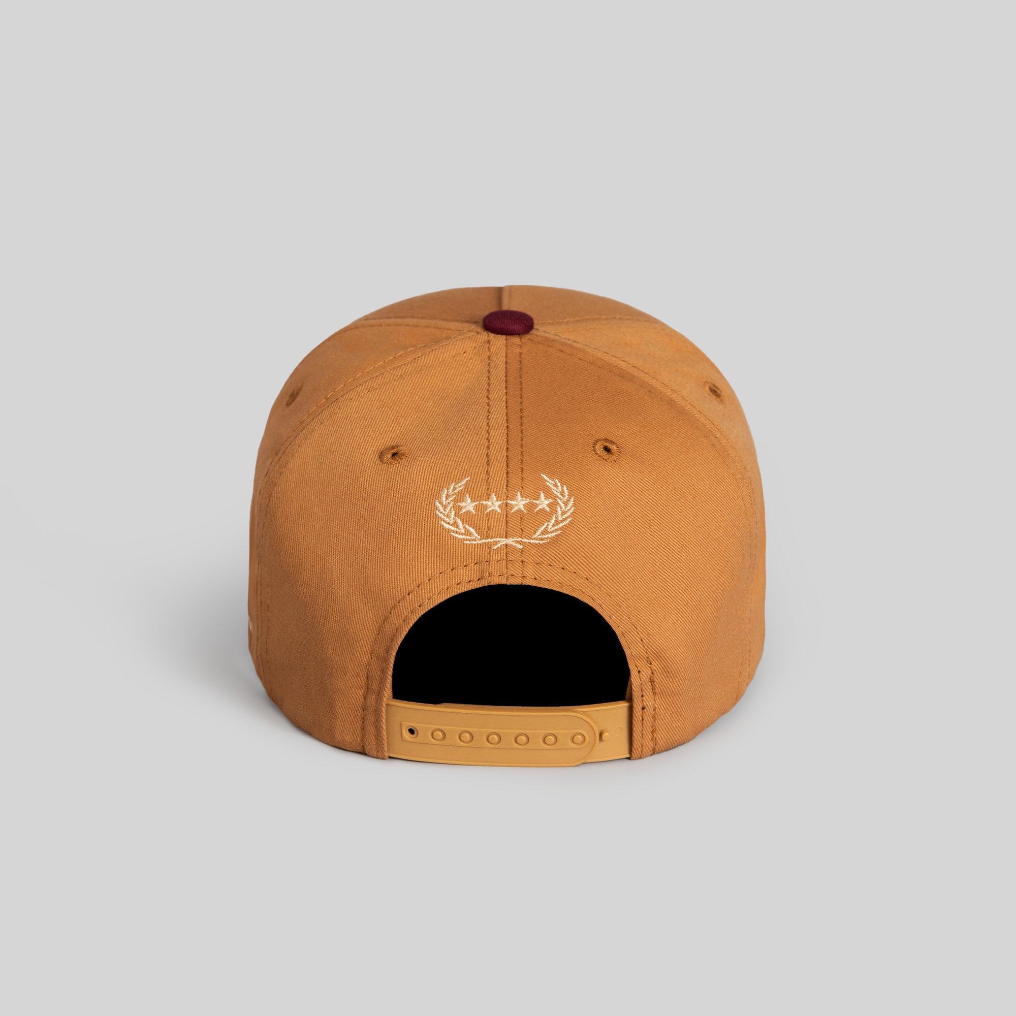 NO F*CKS GIVEN WHEAT BORDEAUX TWILL TRUCKER