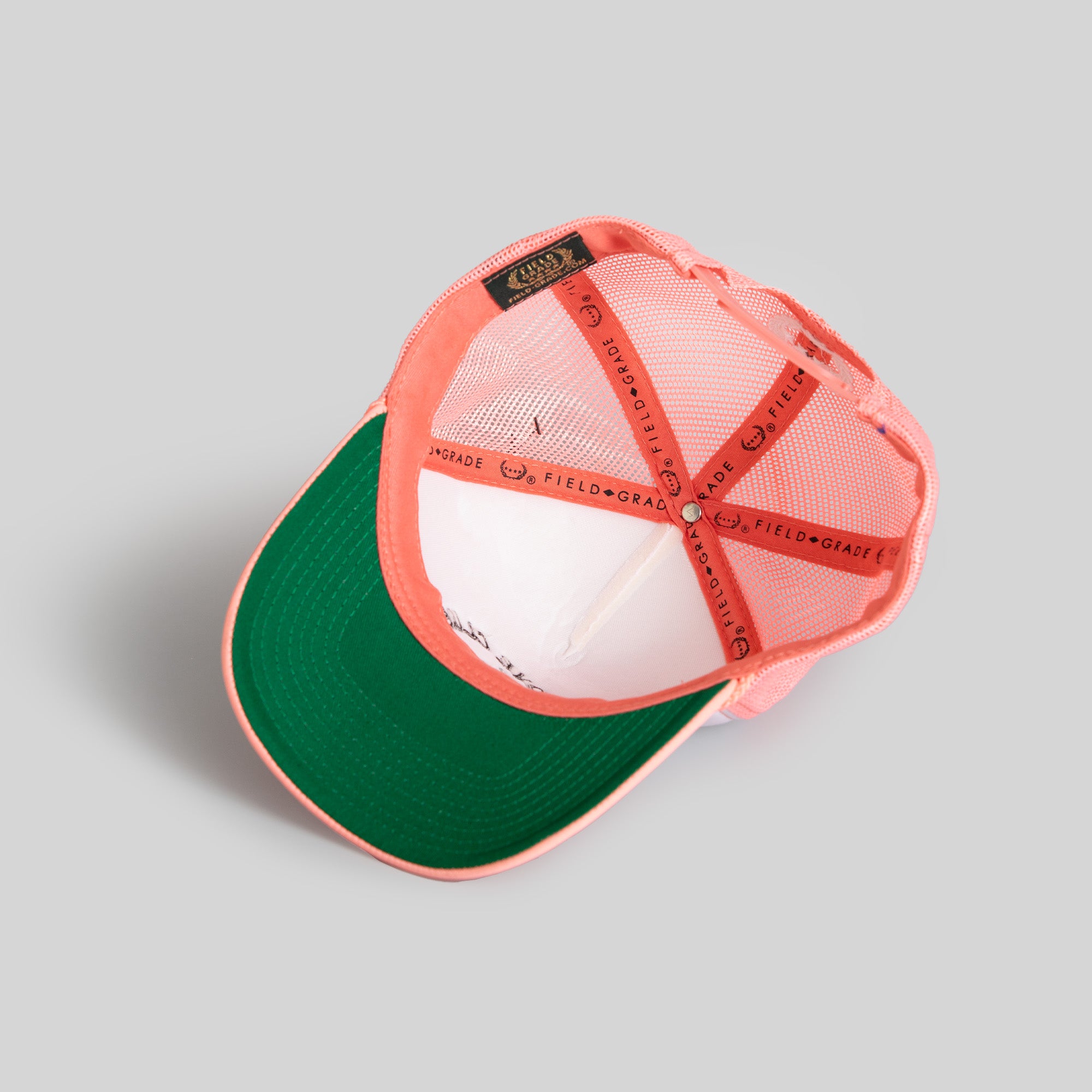 NO LOVE CLUB WHITE PINK TRUCKER HAT
