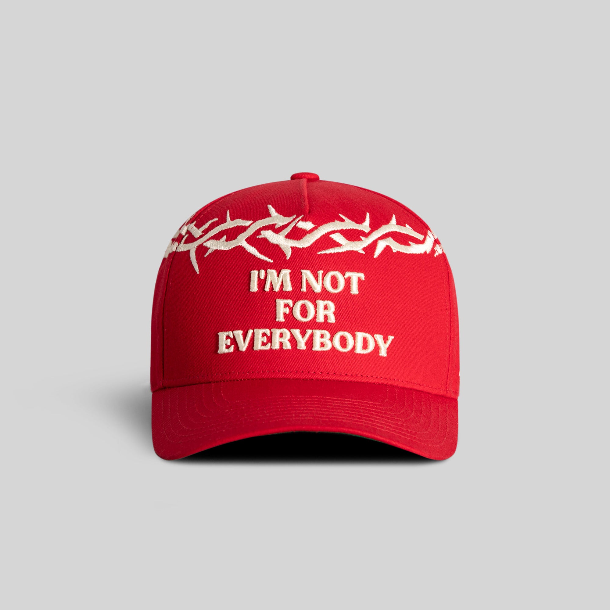 I'M NOT FOR EVERYBODY CROWN OF THORNS TWILL TRUCKER