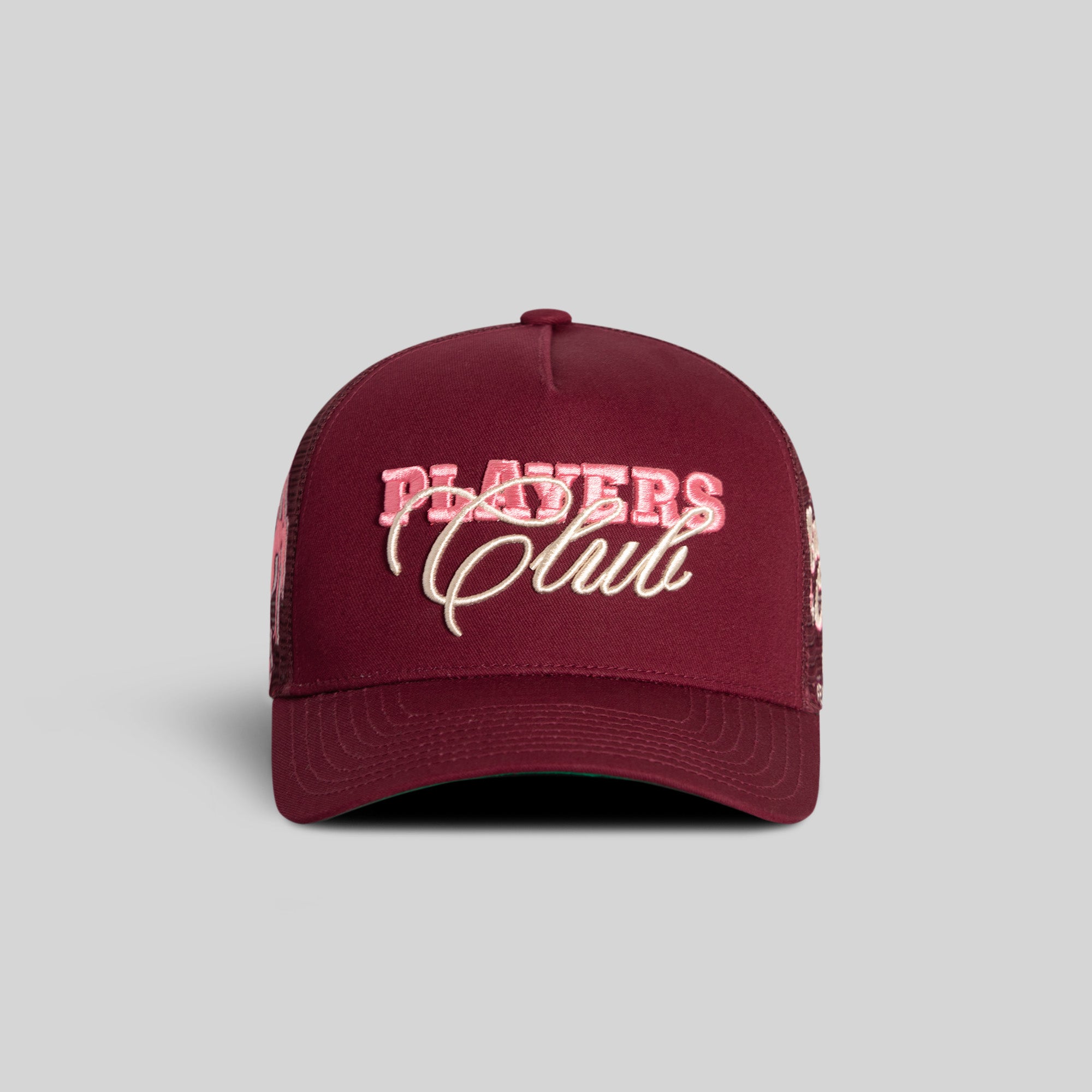 PLAYERS CLUB BORDEAUX TWILL MESH TRUCKER