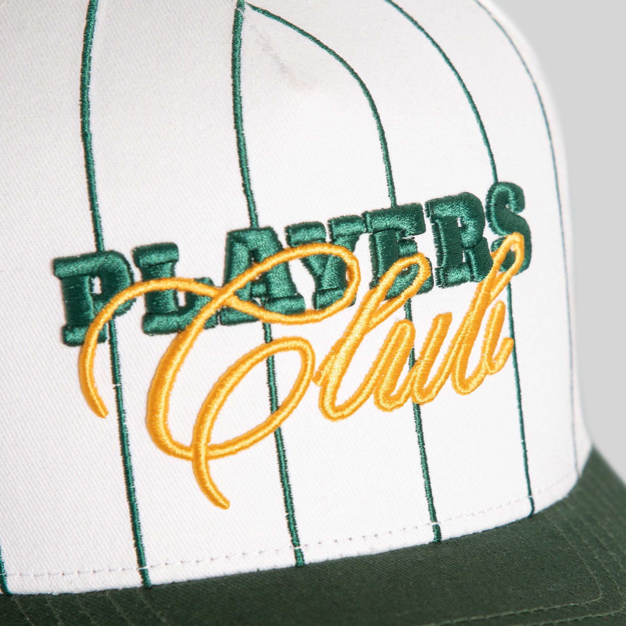 PLAYERS CLUB PINSTRIPE TWILL TRUCKER