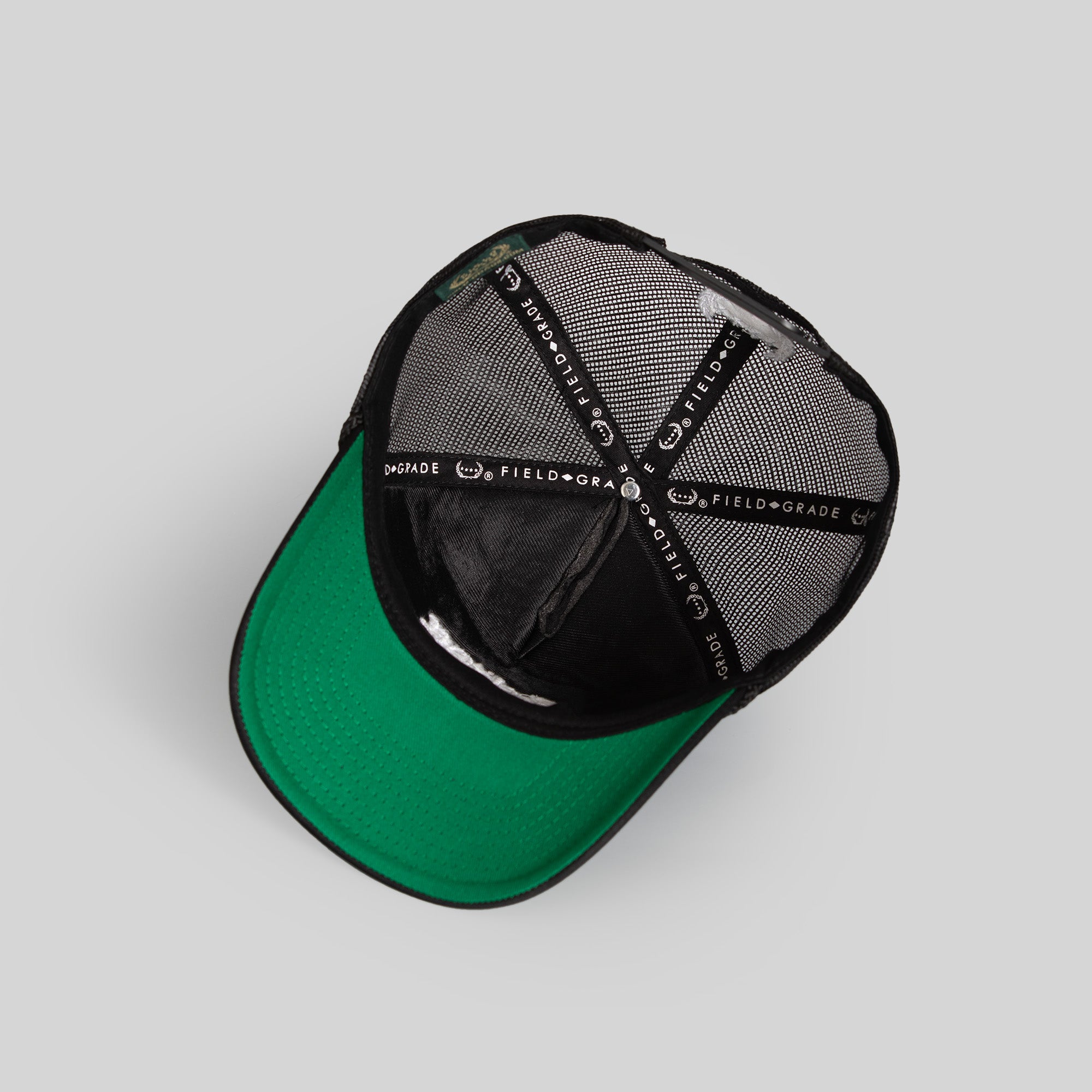 RESPECTFULLY BLACK FOAM MESHBACK TRUCKER HAT