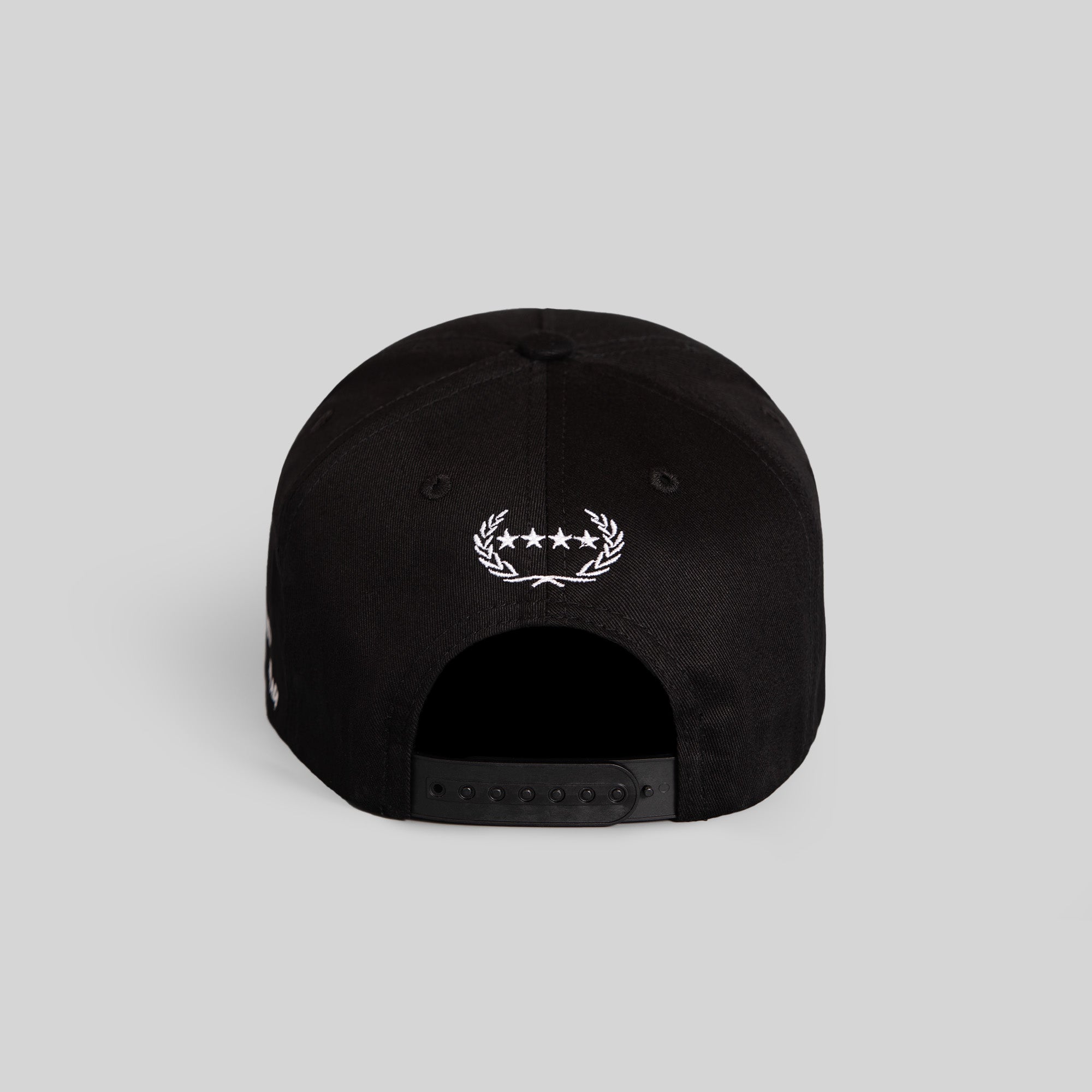 RESPECTFULLY BLACK TWILL TRUCKER HAT