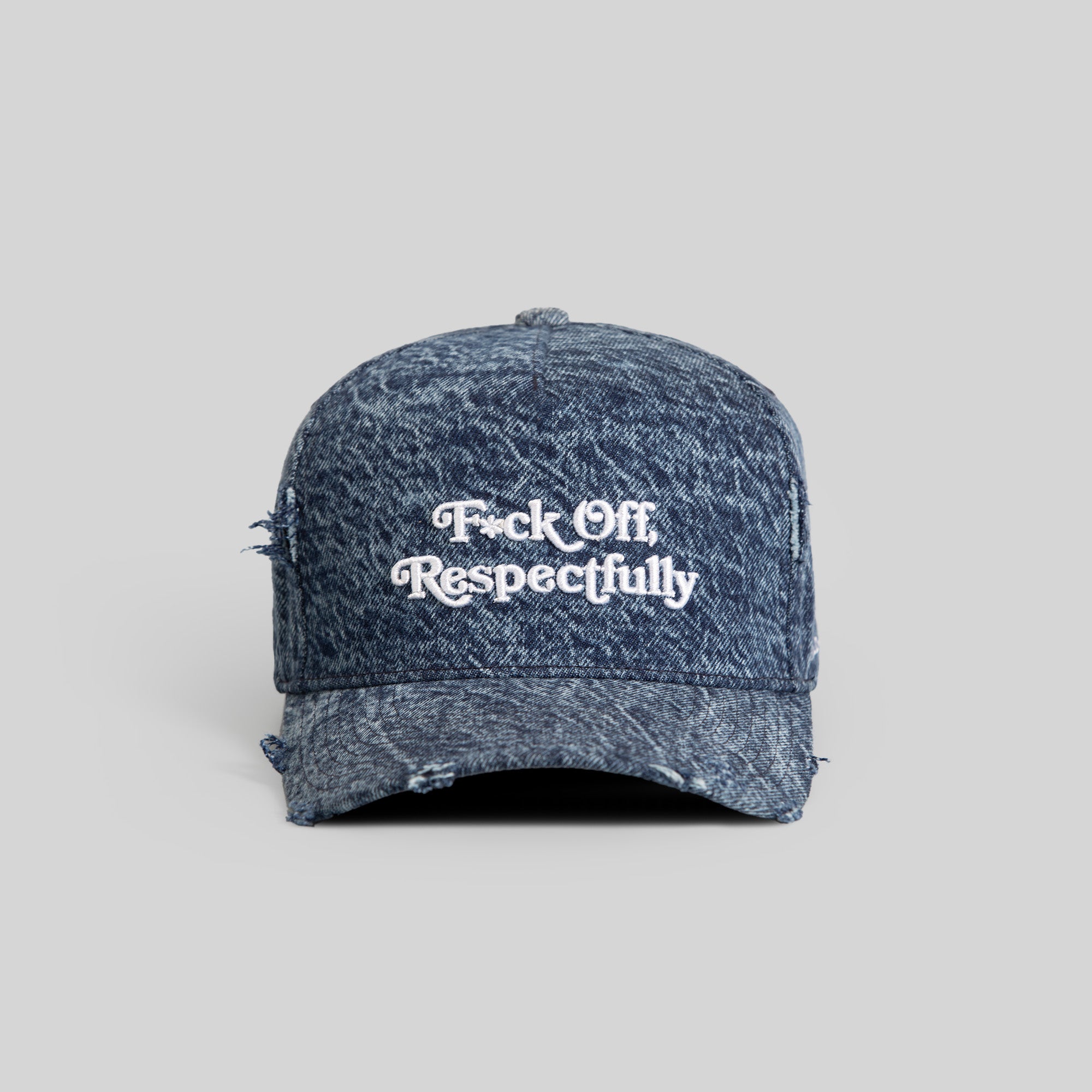 RESPECTFULLY BLUE DENIM TRUCKER