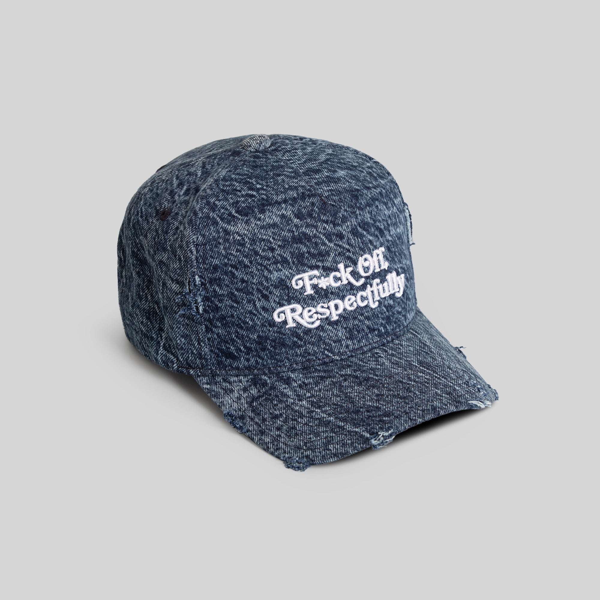 RESPECTFULLY BLUE DENIM TRUCKER