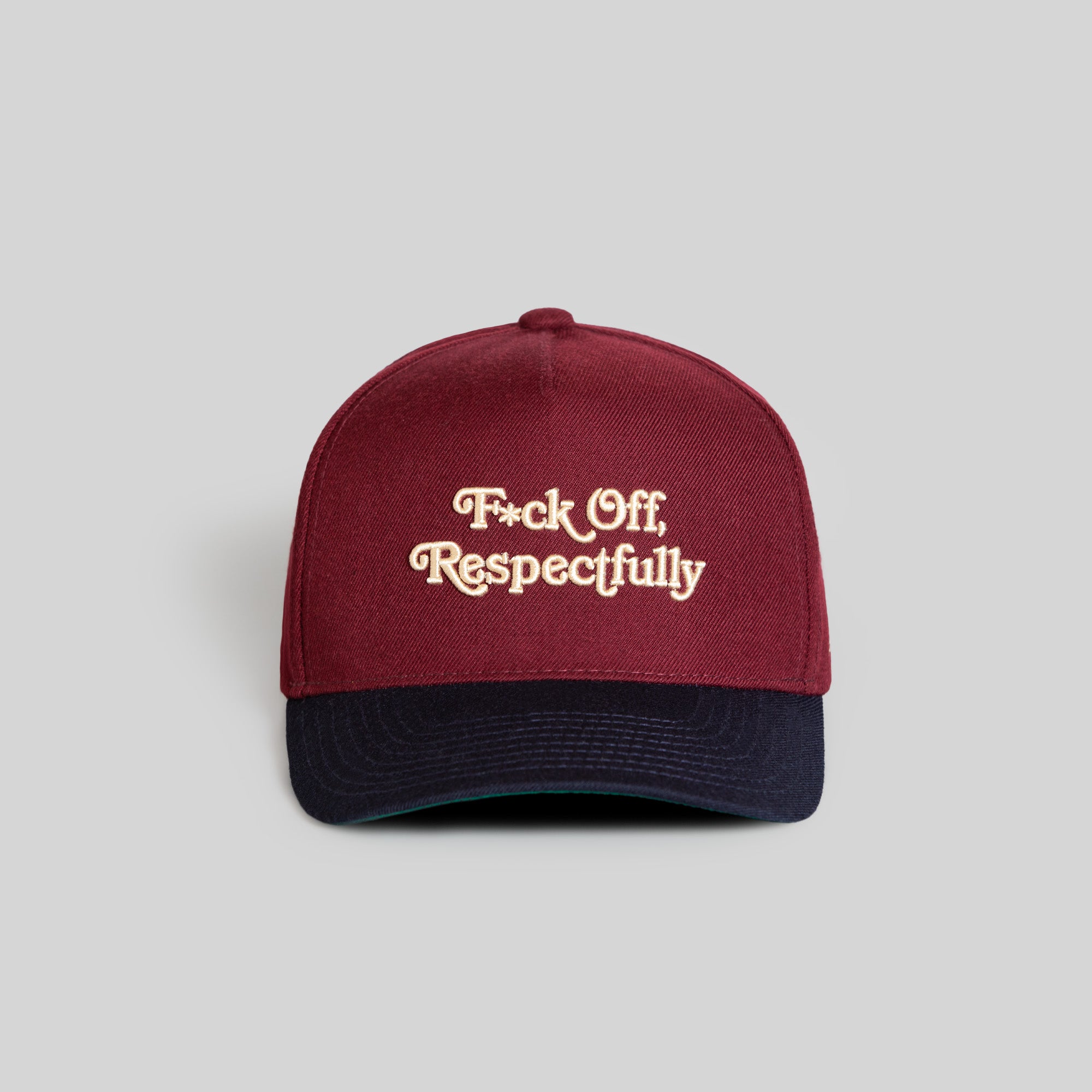 RESPECTFULLY BORDEAUX DEEP NAVY TRUCKER