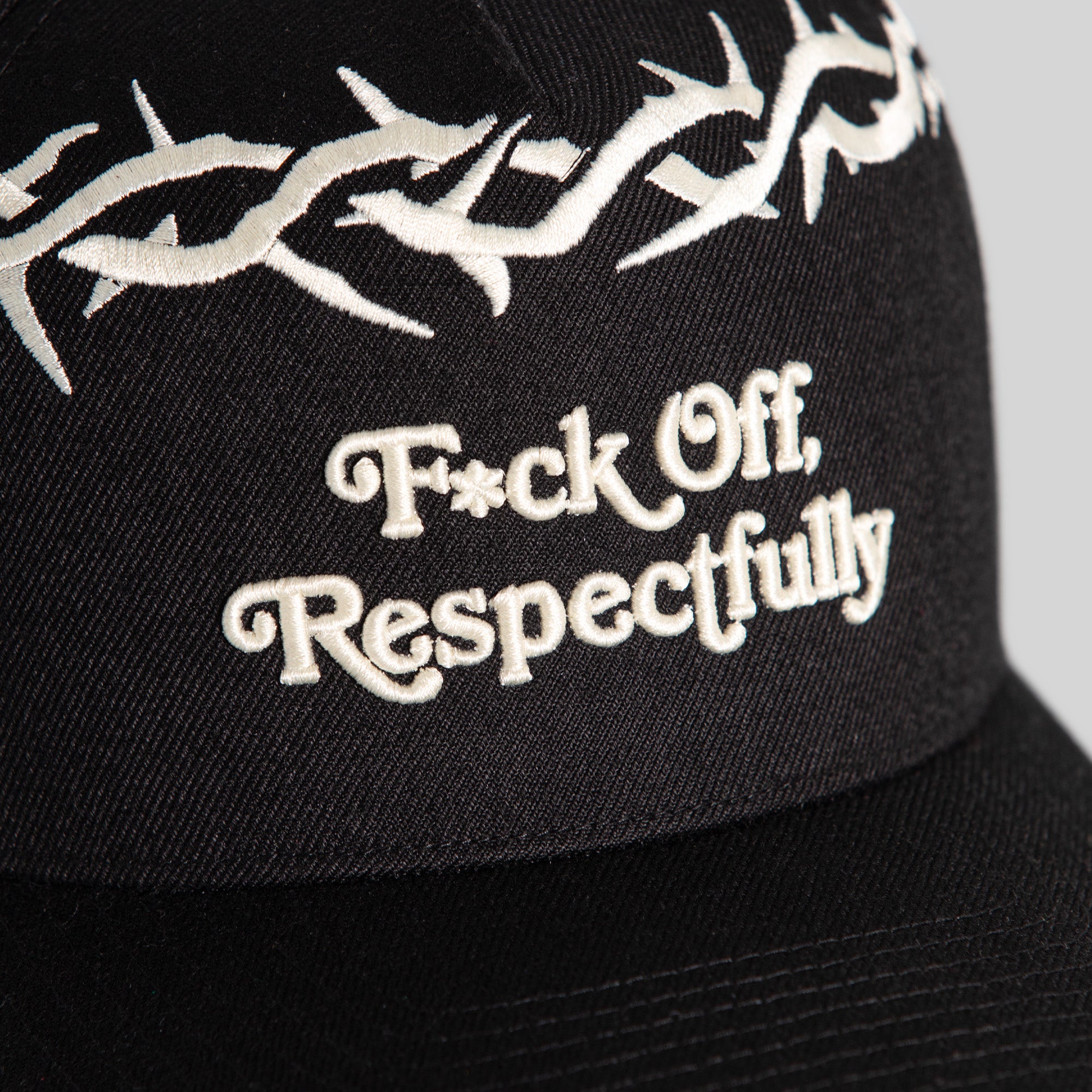RESPECTFULLY CROWN OF THORNS WOOL TRUCKER