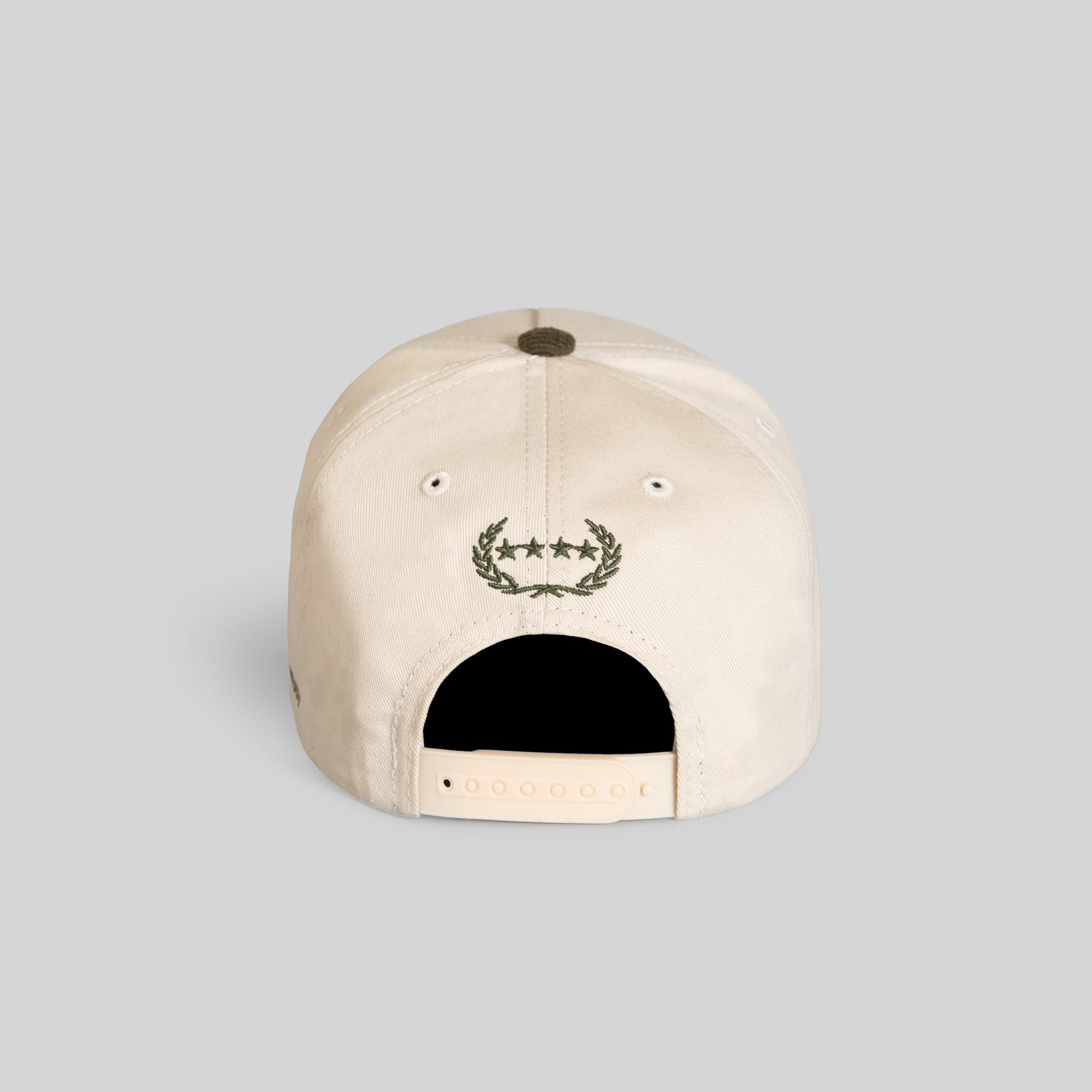 RESPECTFULLY SAND OLIVE TWILL CORDUROY TRUCKER