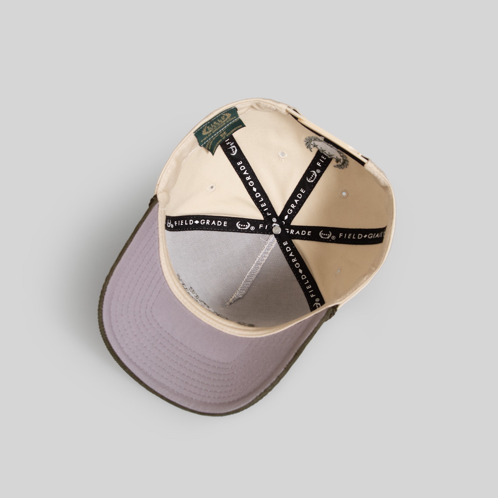 RESPECTFULLY SAND OLIVE TWILL CORDUROY TRUCKER