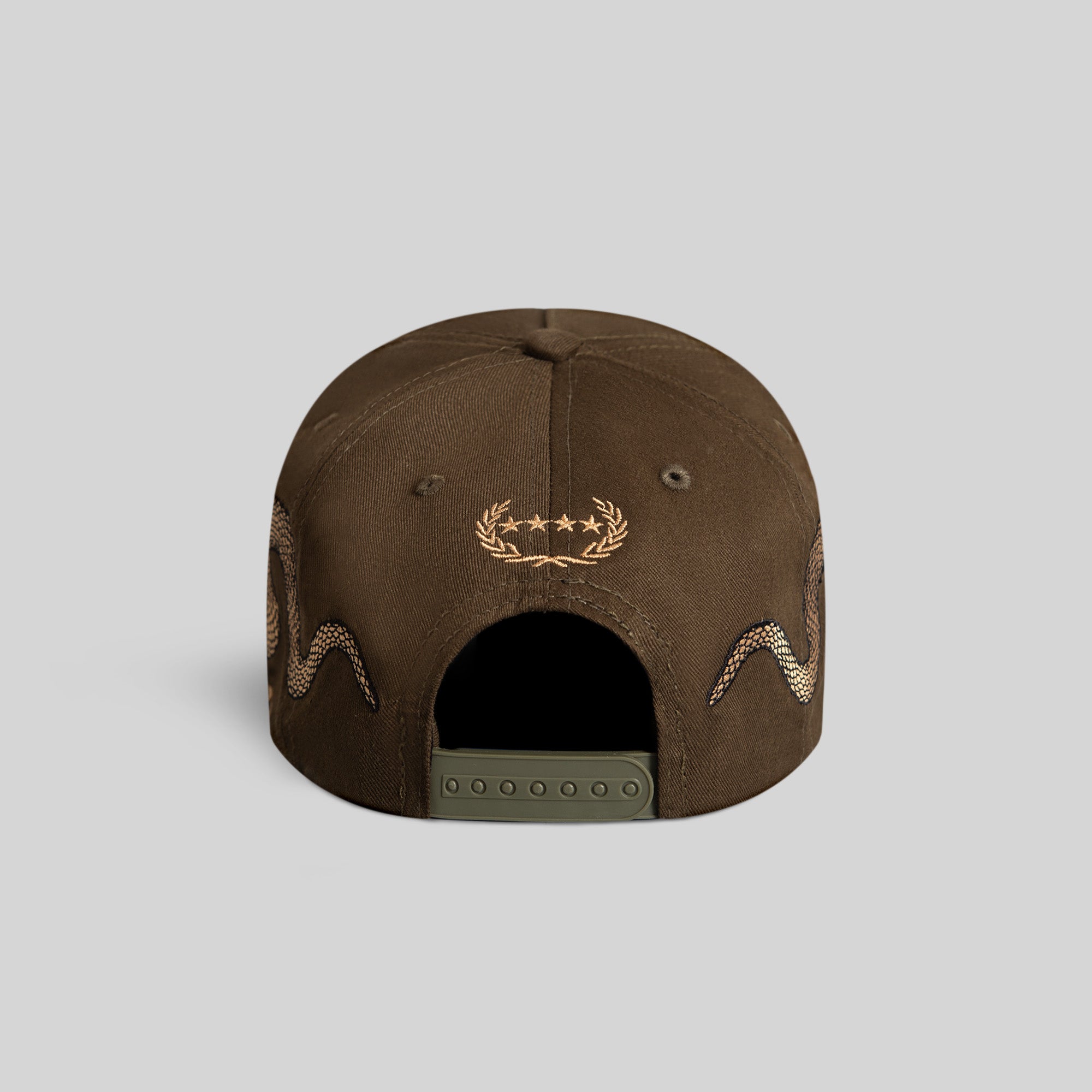 RESPECTFULLY SERPENT OLIVE TWILL TRUCKER