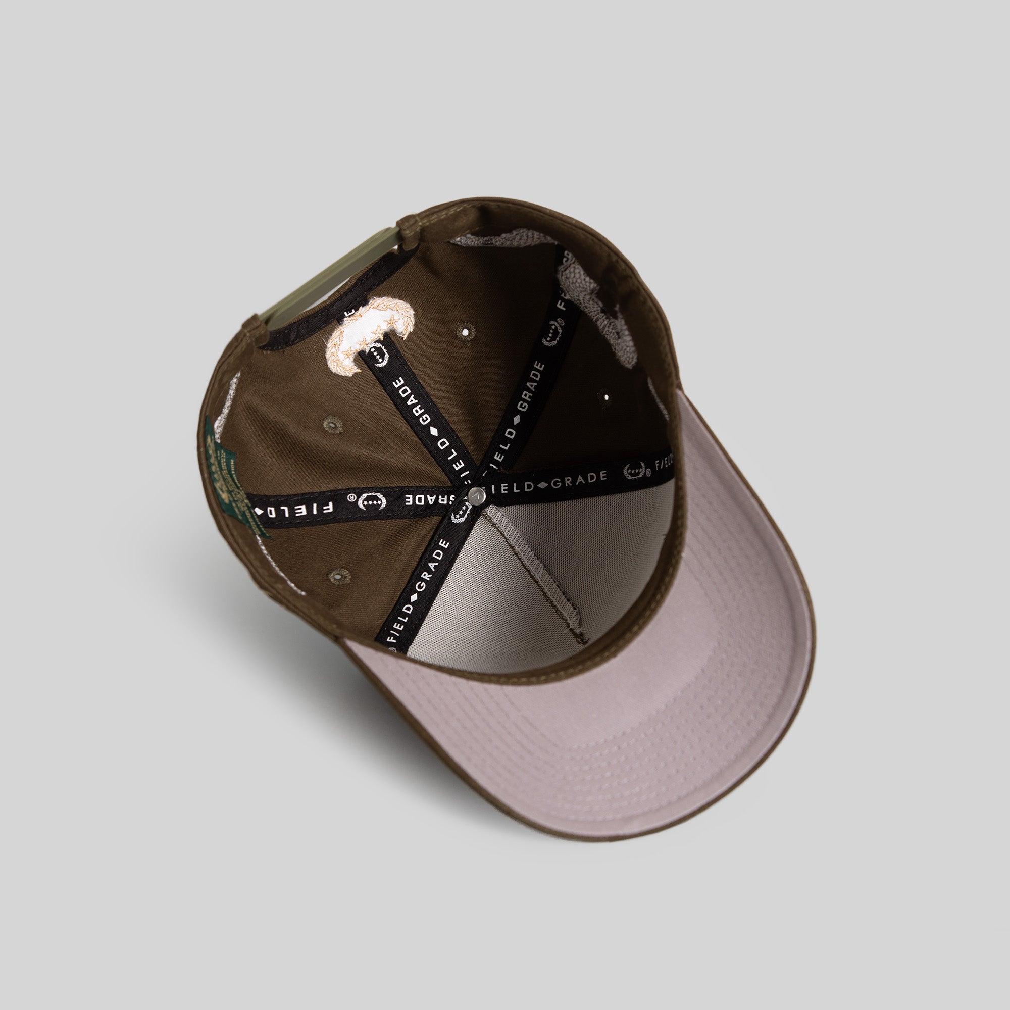 RESPECTFULLY SERPENT OLIVE TWILL TRUCKER