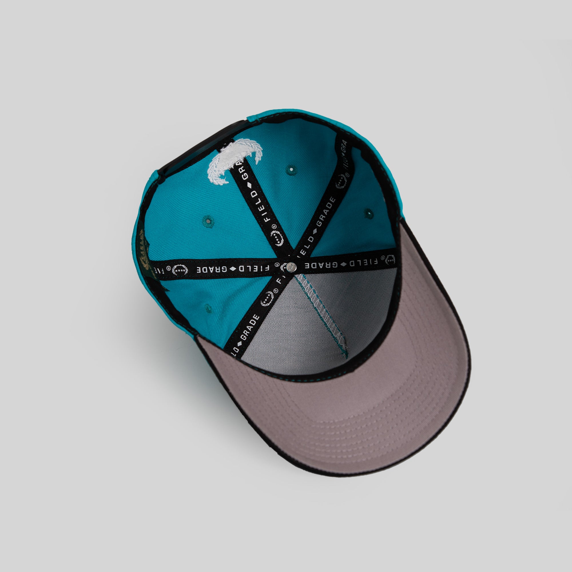 RESPECTFULLY TEAL BLACK TRUCKER