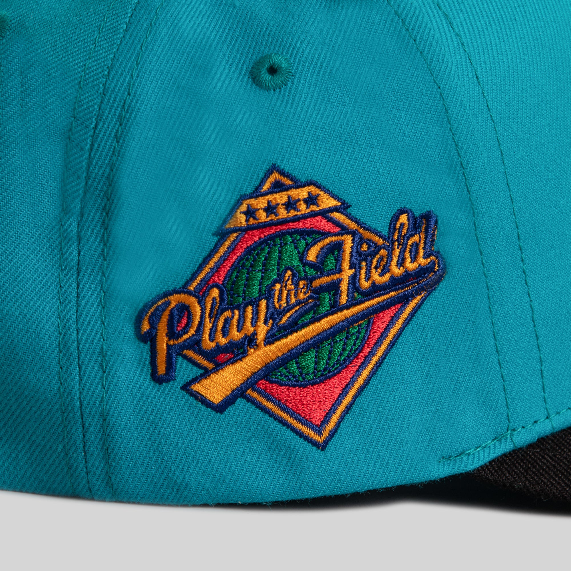 RESPECTFULLY TEAL BLACK TRUCKER