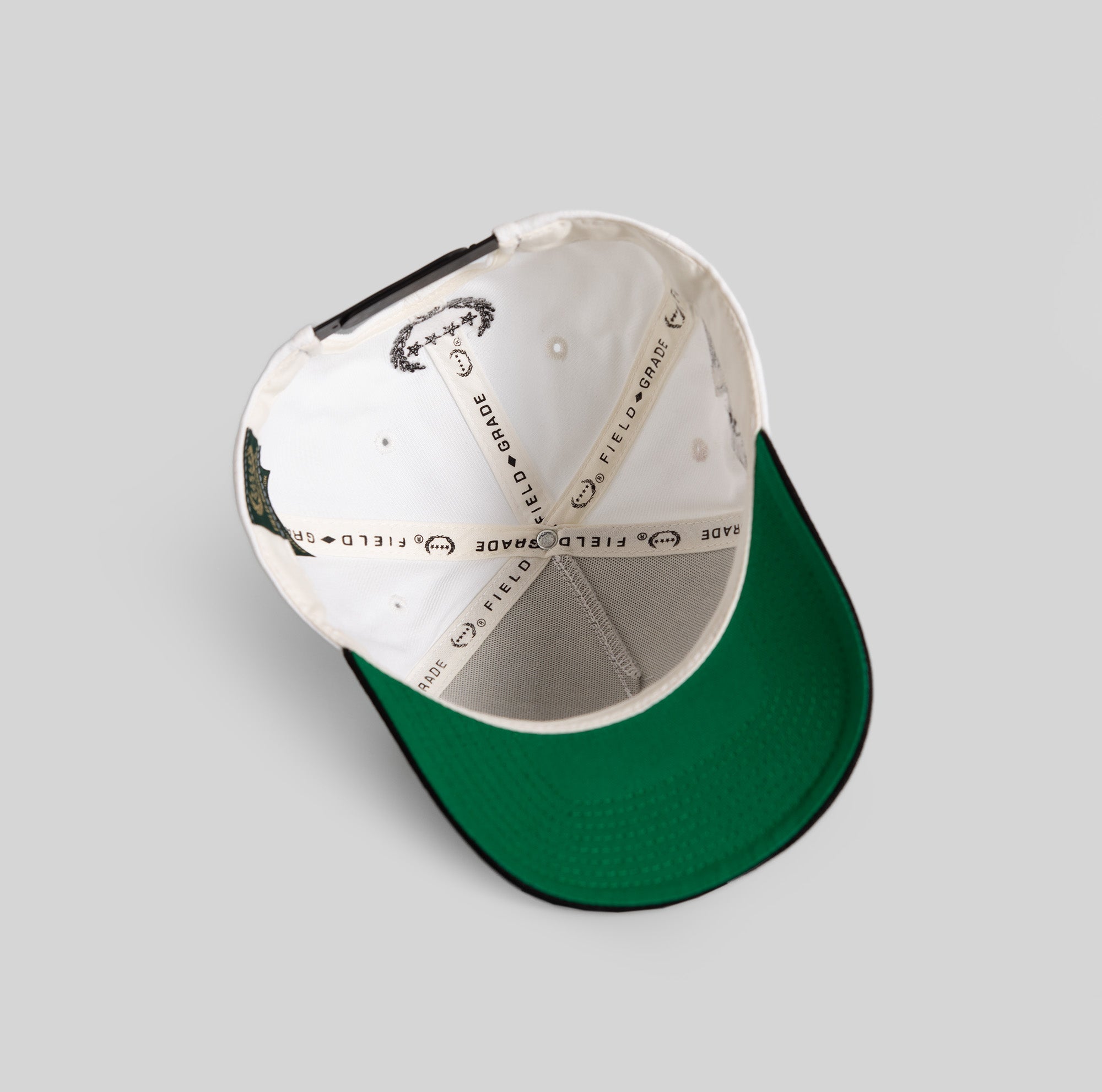 ROLL ‘EM & SMOKE ’EM OFF WHITE BLACK TRUCKER