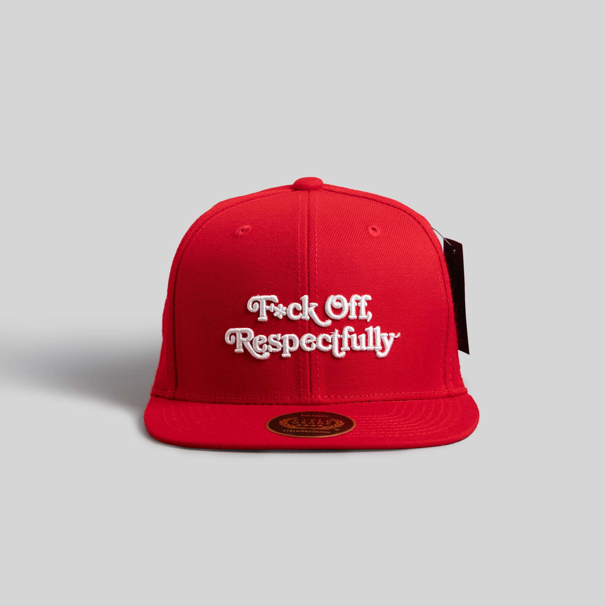 RESPECTFULLY VARSITY RED SNAPBACK HAT