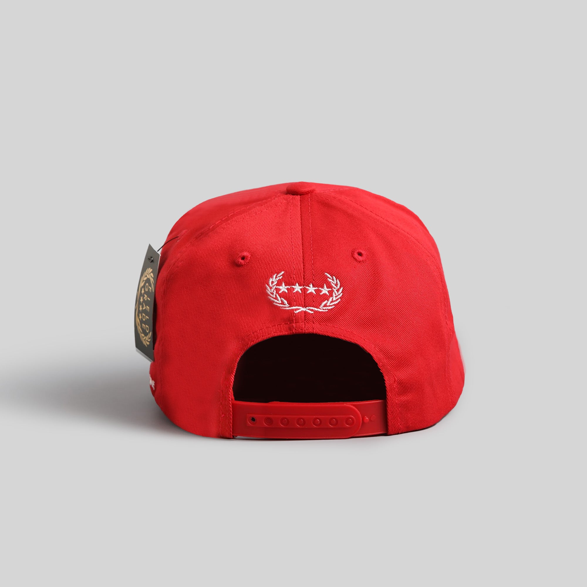 NO F*CKS GIVEN VARSITY RED SNAPBACK HAT