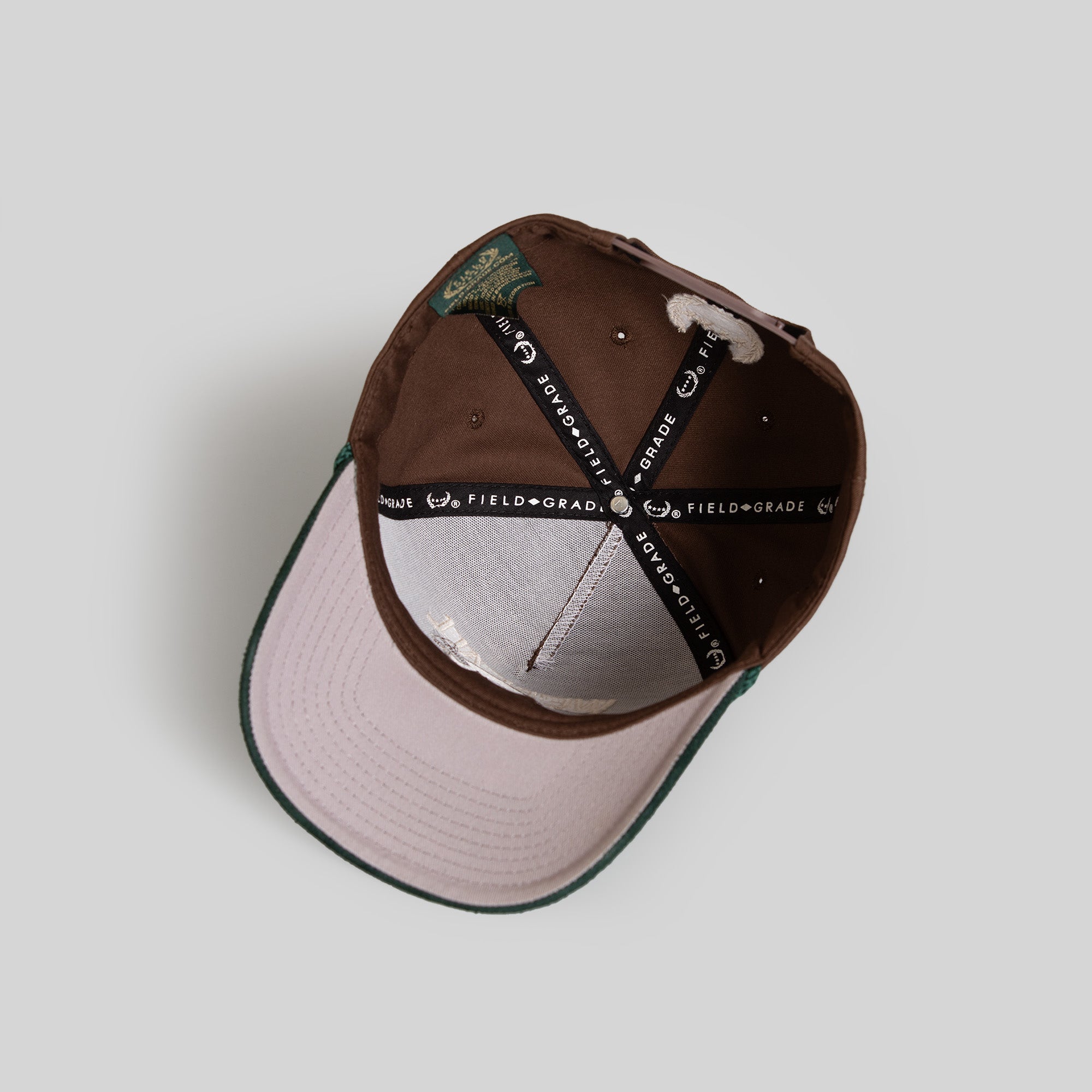SCREWED UP MOCHA FG GREEN TWILL SUEDE TRUCKER