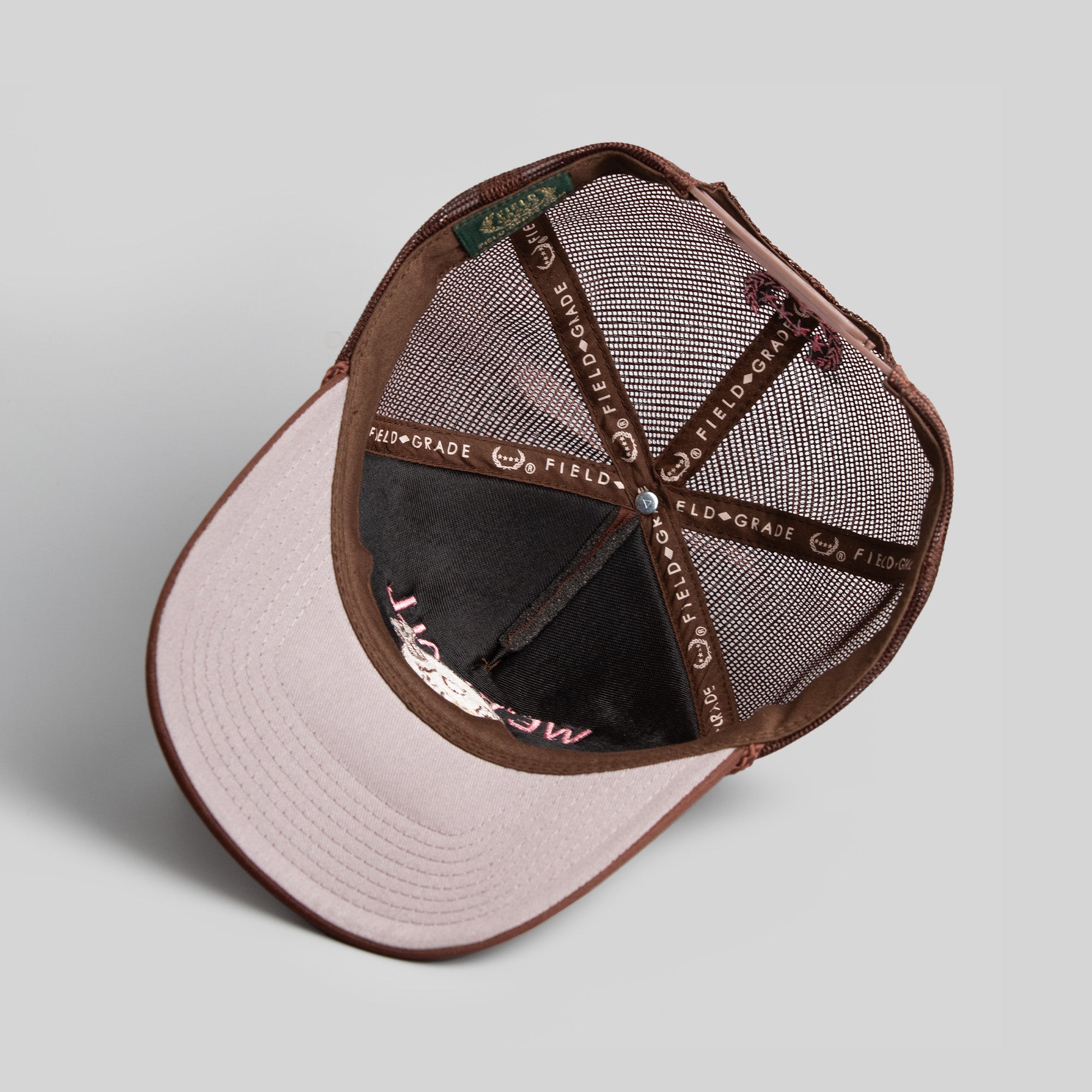 WE'RE ALL SCREWED MOCHA TRUCKER HAT