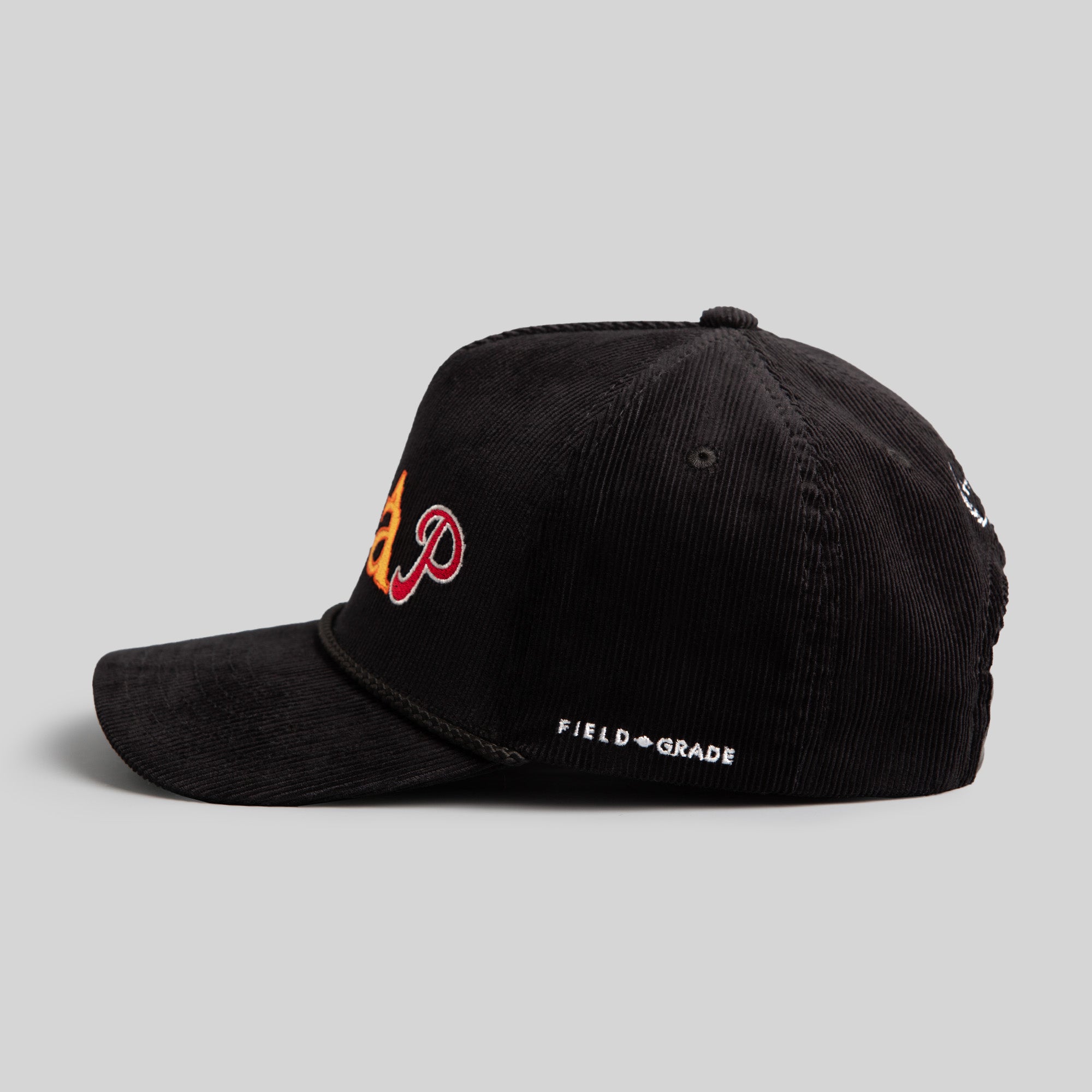 ASAP BLACK CORDUROY TRUCKER