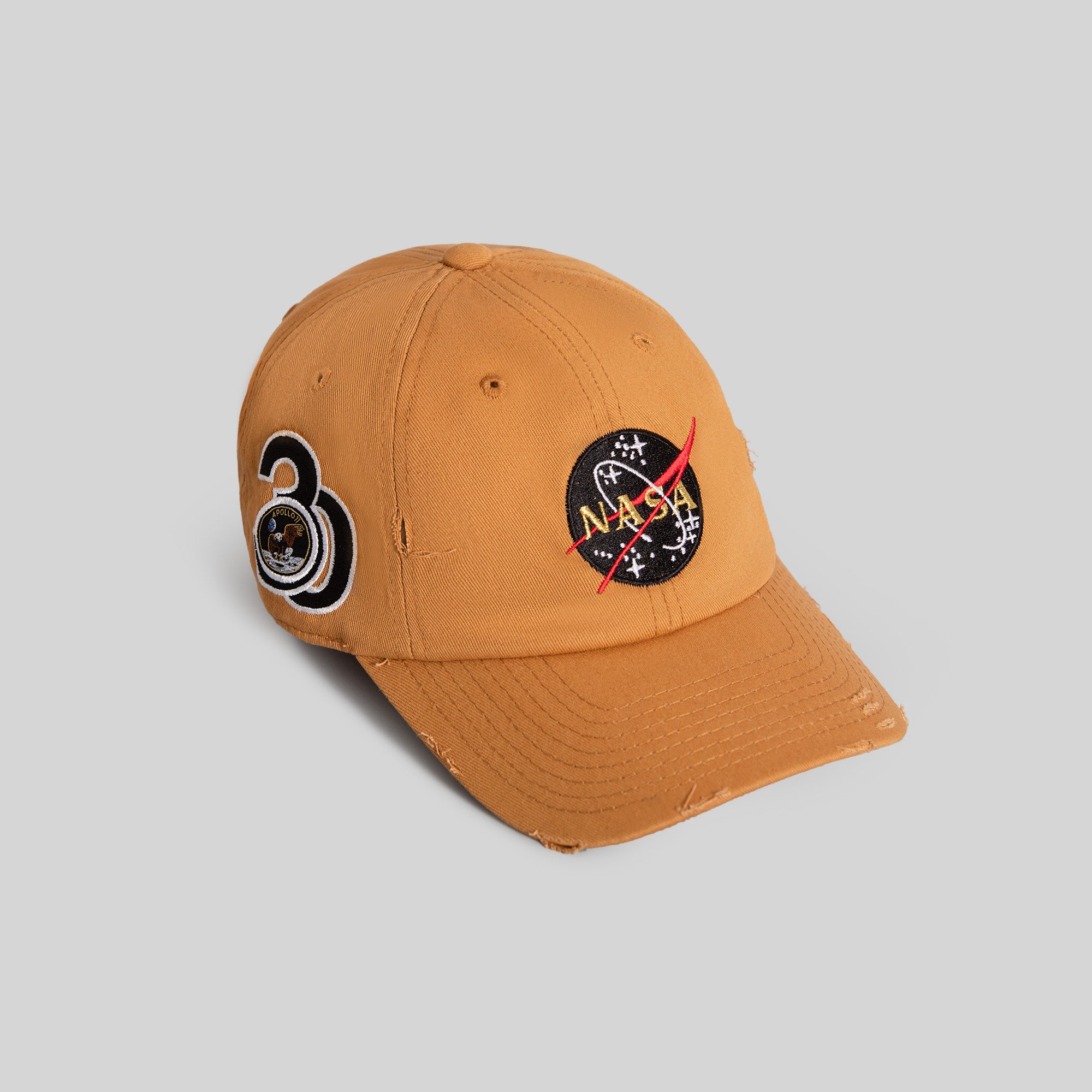 SKYLAB NASA APOLLO 11 30TH ANNIVERSARY WHEAT RELAXED FIT DISTRESSED HAT