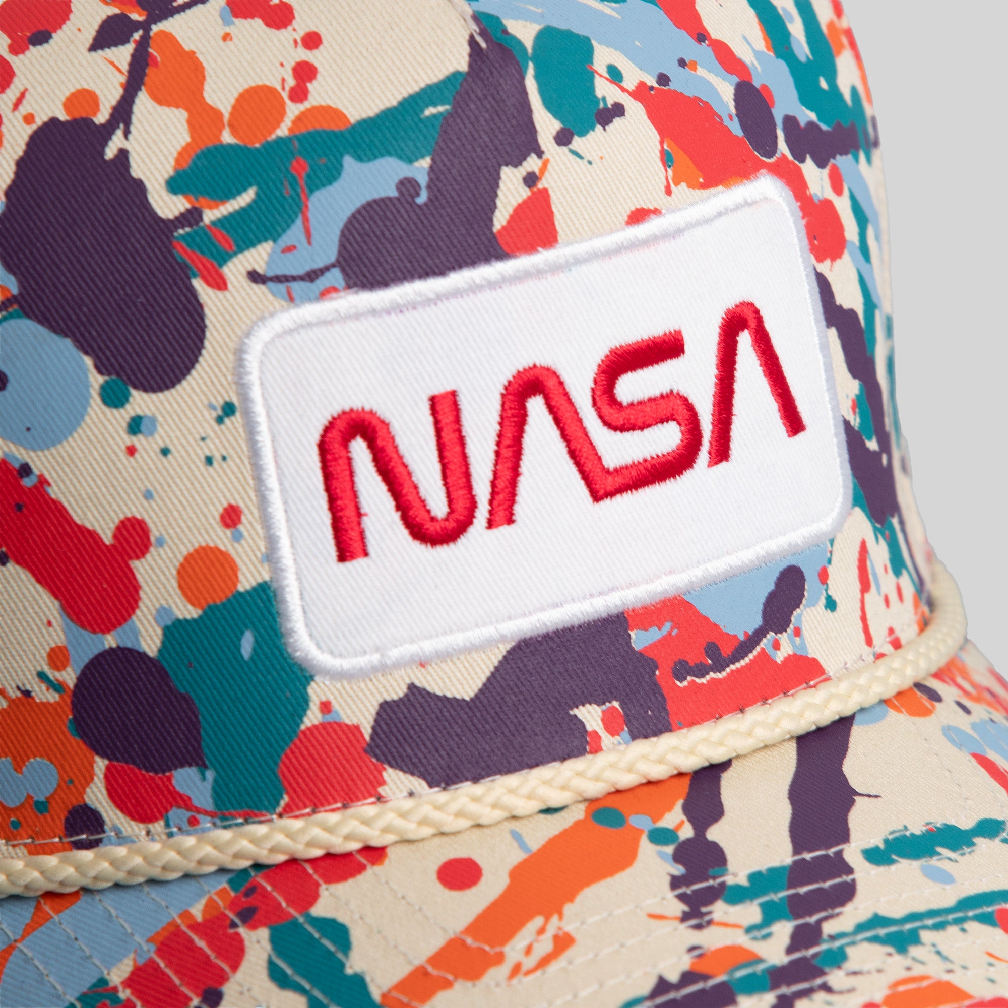 SKYLAB NASA NEON SPLATTER SAND TRUCKER HAT