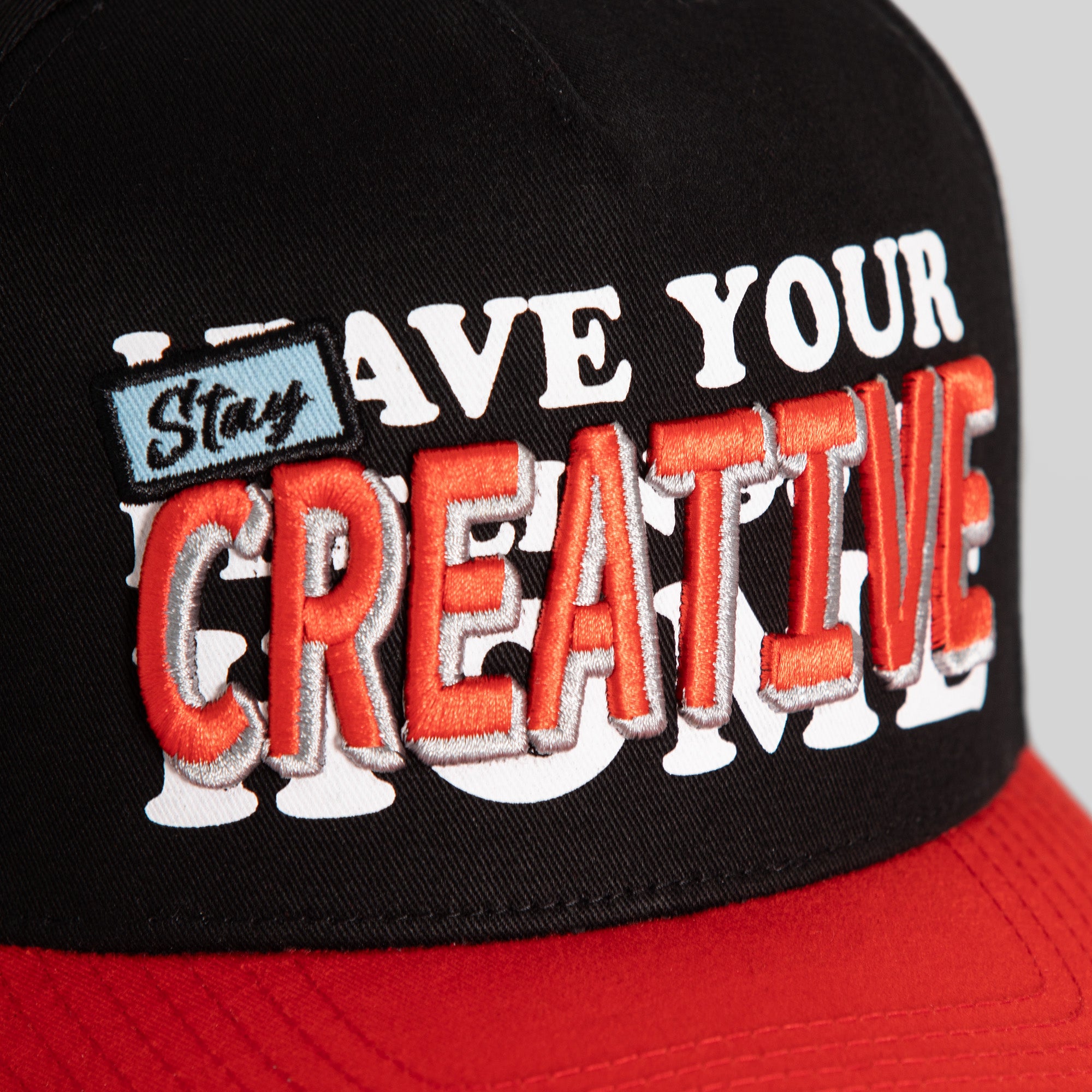 STAY CREATIVE BLACK INFRARED WOOL TRUCKER