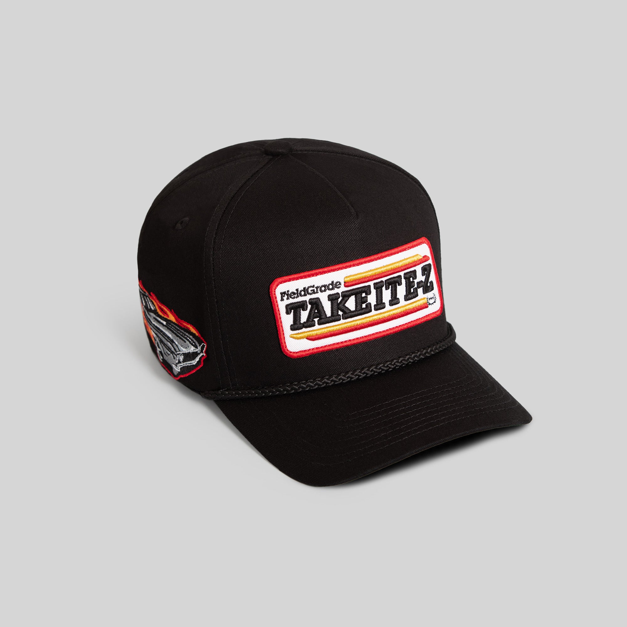 TAKE IT E-Z BLACK TWILL TRUCKER