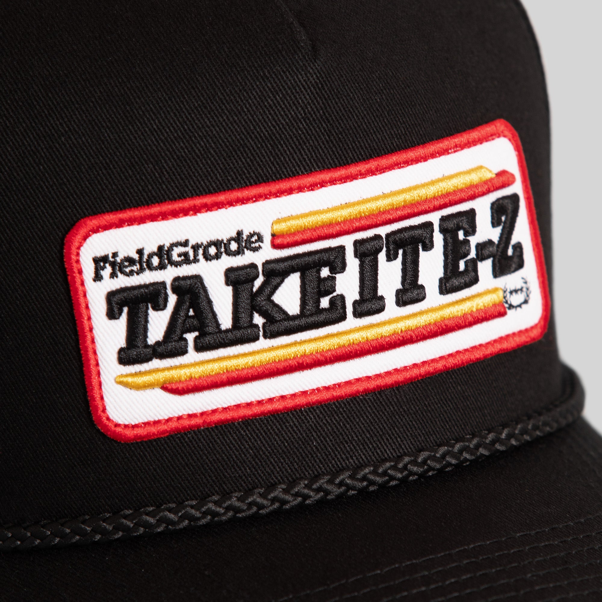 TAKE IT E-Z BLACK TWILL TRUCKER
