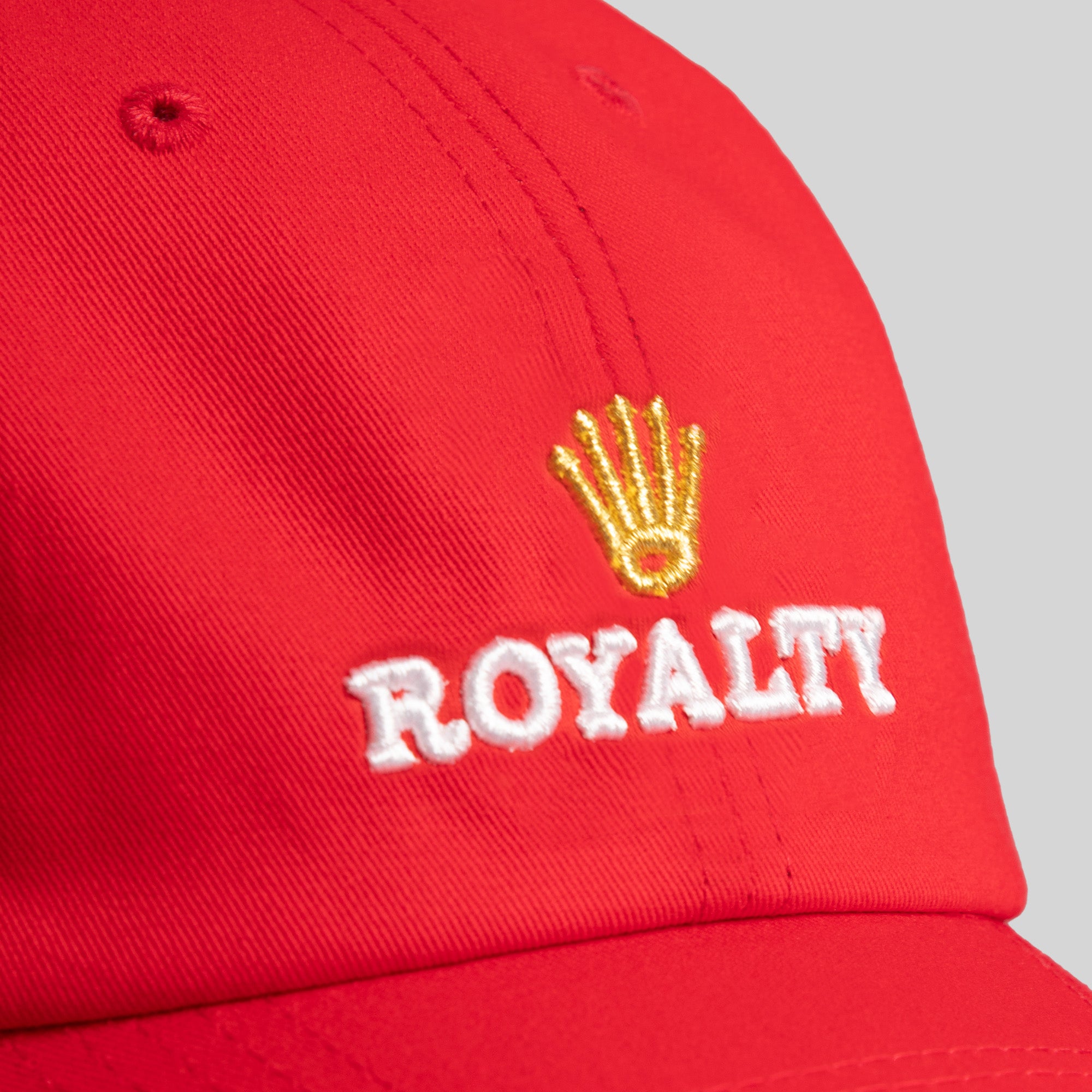 ROYALTY VARSITY RED RELAXED FIT HAT