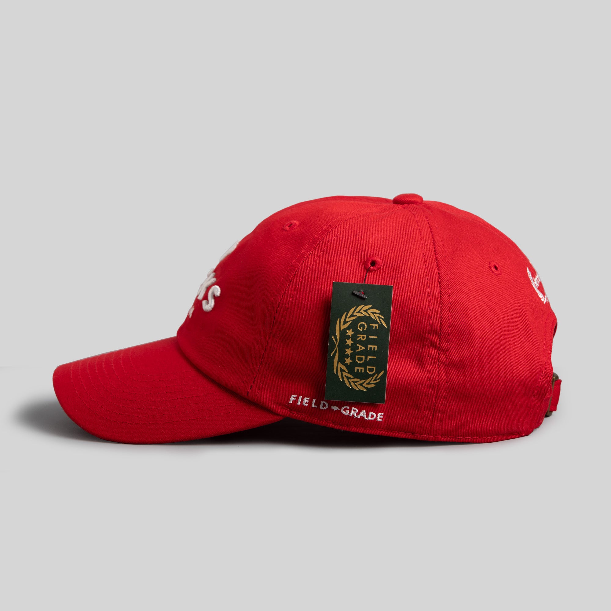 NO F*CKS GIVEN VARSITY RED RELAXED FIT HAT