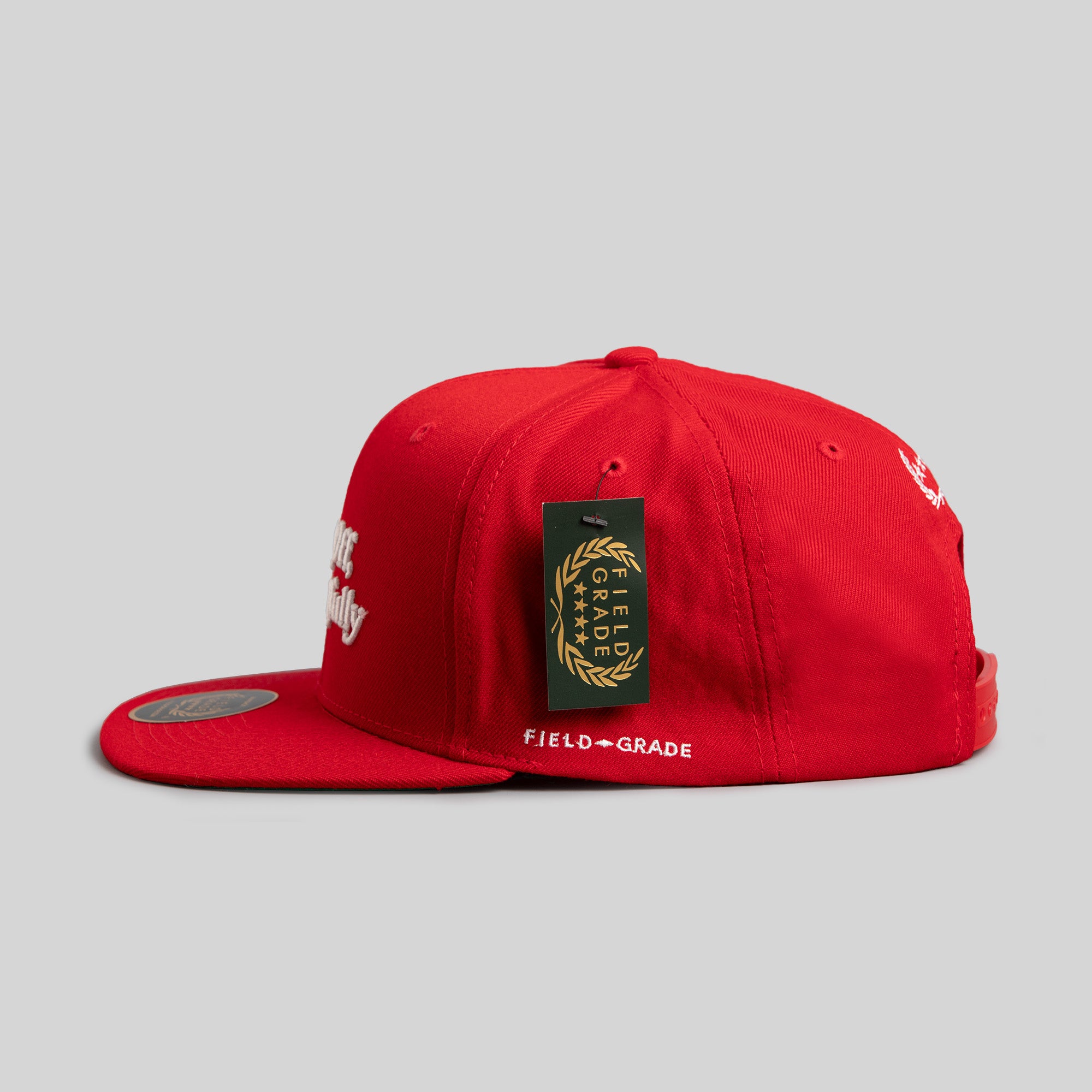 RESPECTFULLY VARSITY RED SNAPBACK HAT