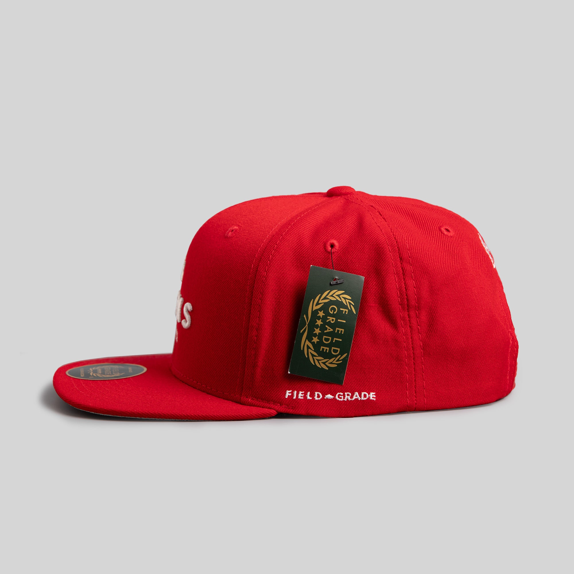NO F*CKS GIVEN VARSITY RED SNAPBACK HAT