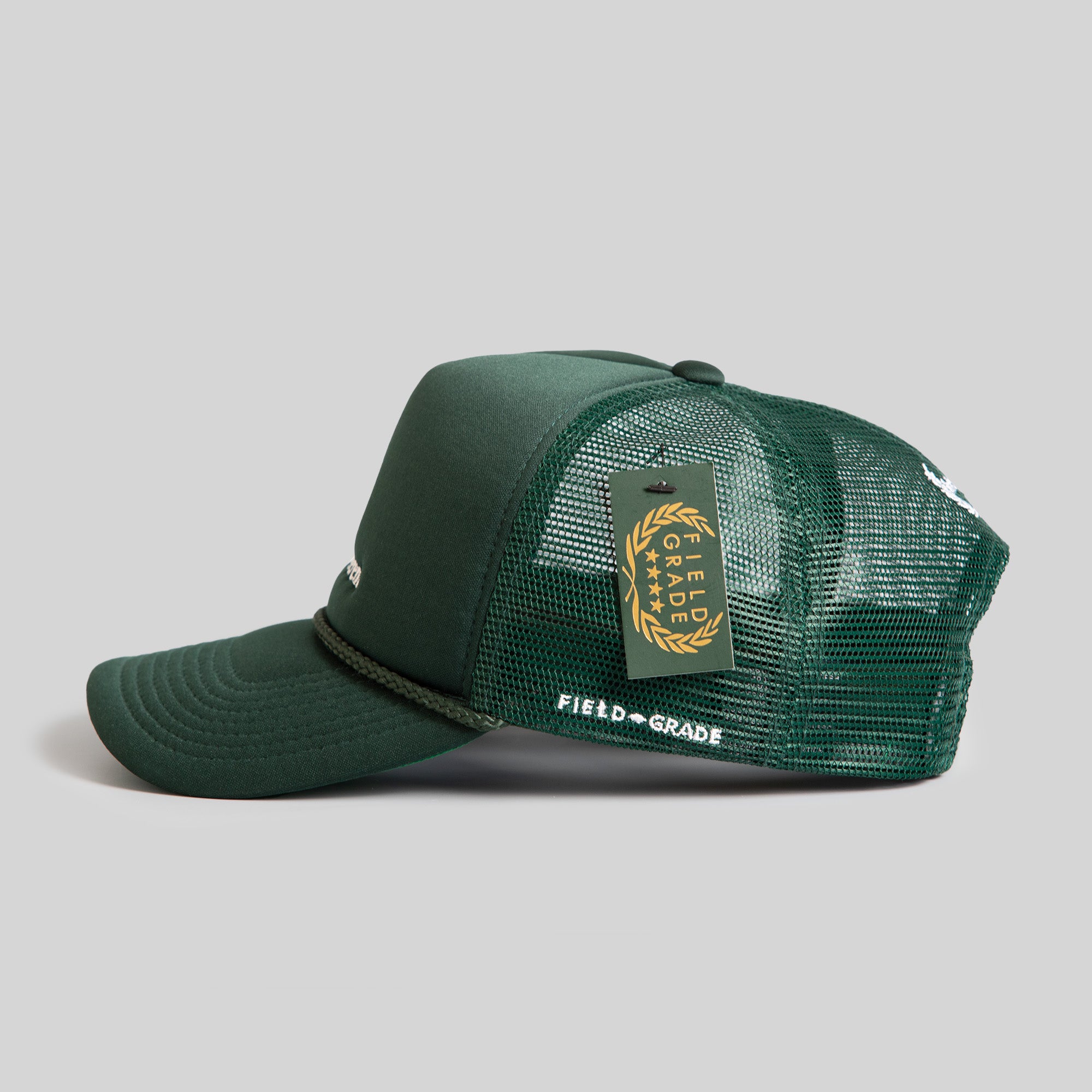 THINK DIFFERENT FG GREEN TRUCKER HAT