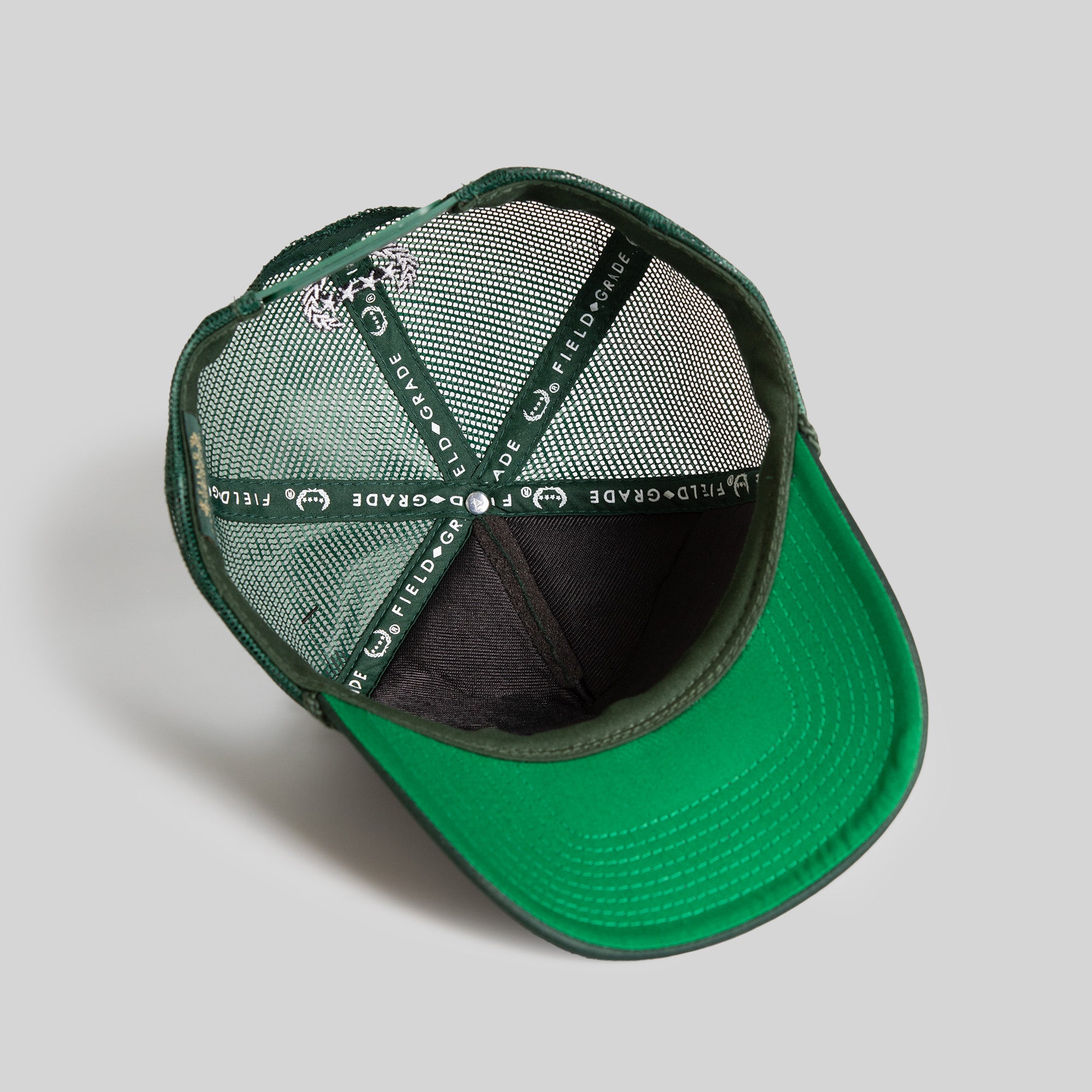 THINK DIFFERENT FG GREEN TRUCKER HAT