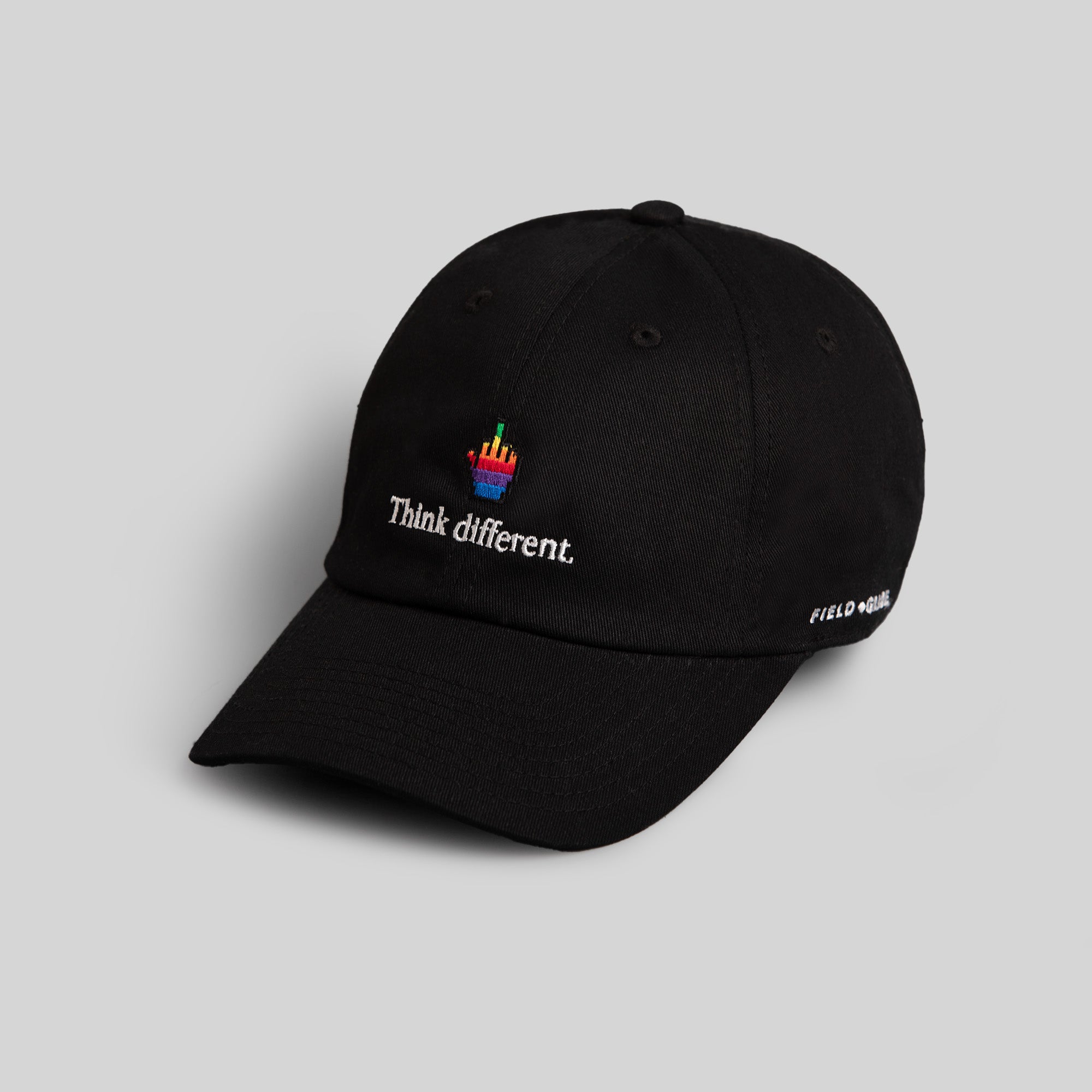 THINK DIFFERENT BLACK RELAXED FIT HAT