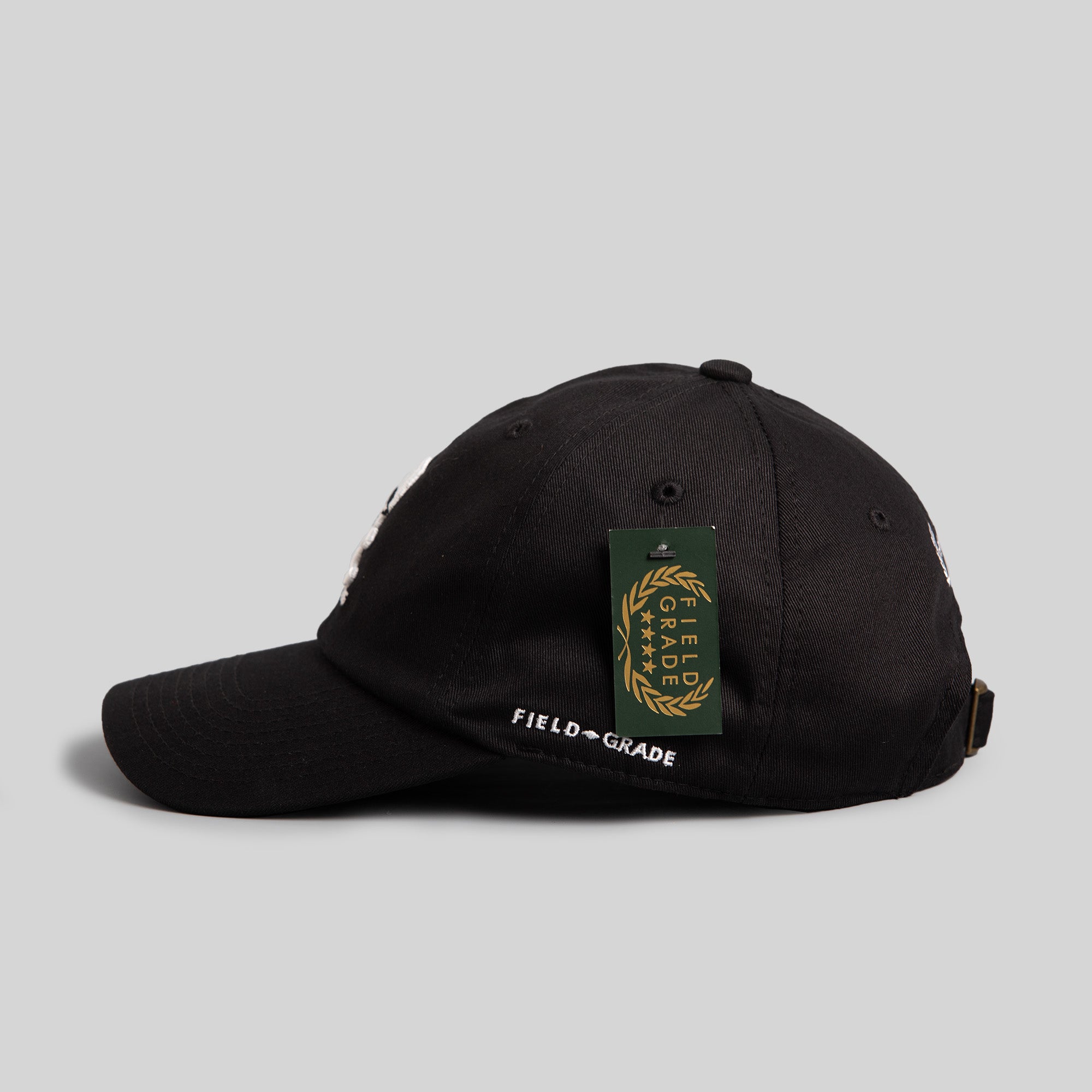 TRUST NO ONE BLACK RELAXED FIT HAT