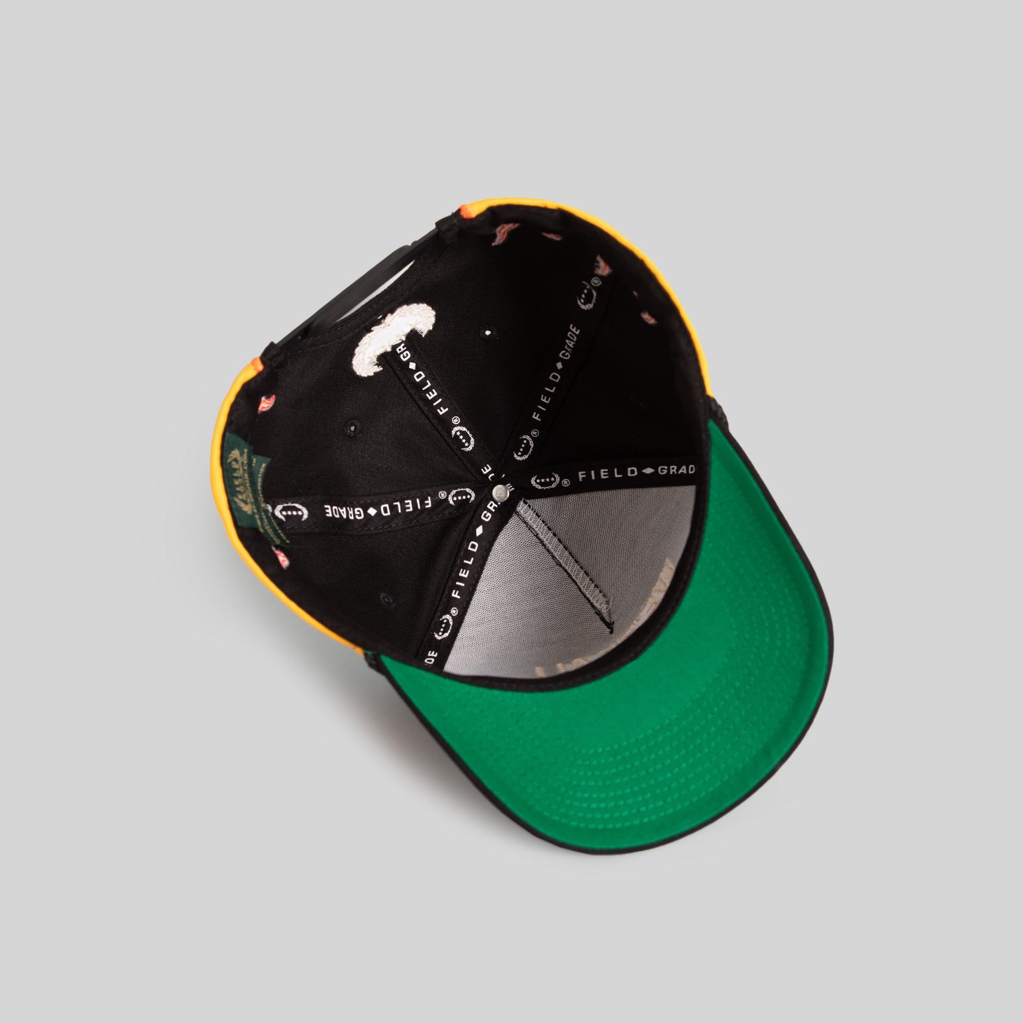 WE'RE ALL SCREWED FLAMES BLACK TWILL TRUCKER