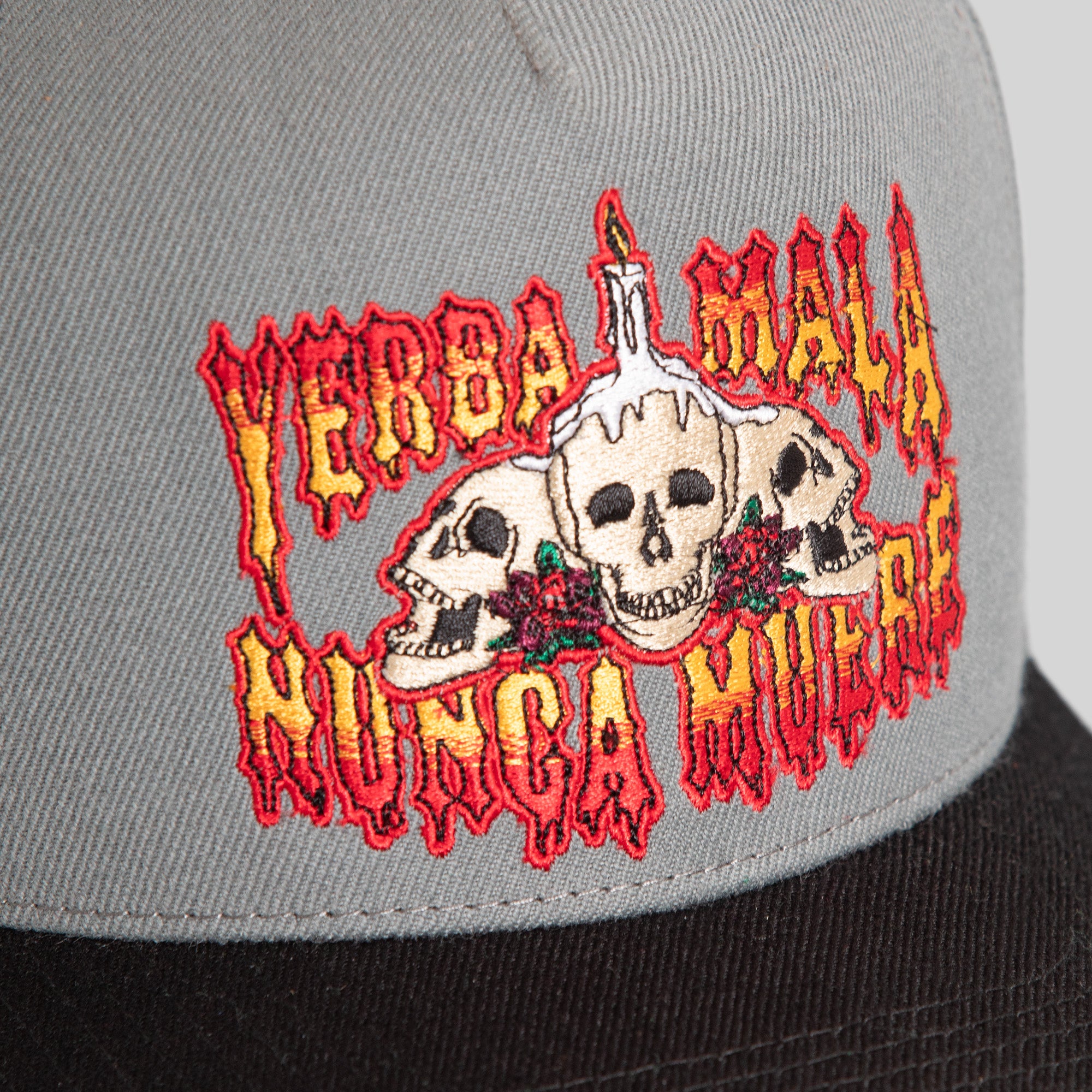 YERBA MALA COOL GREY BLACK TRUCKER