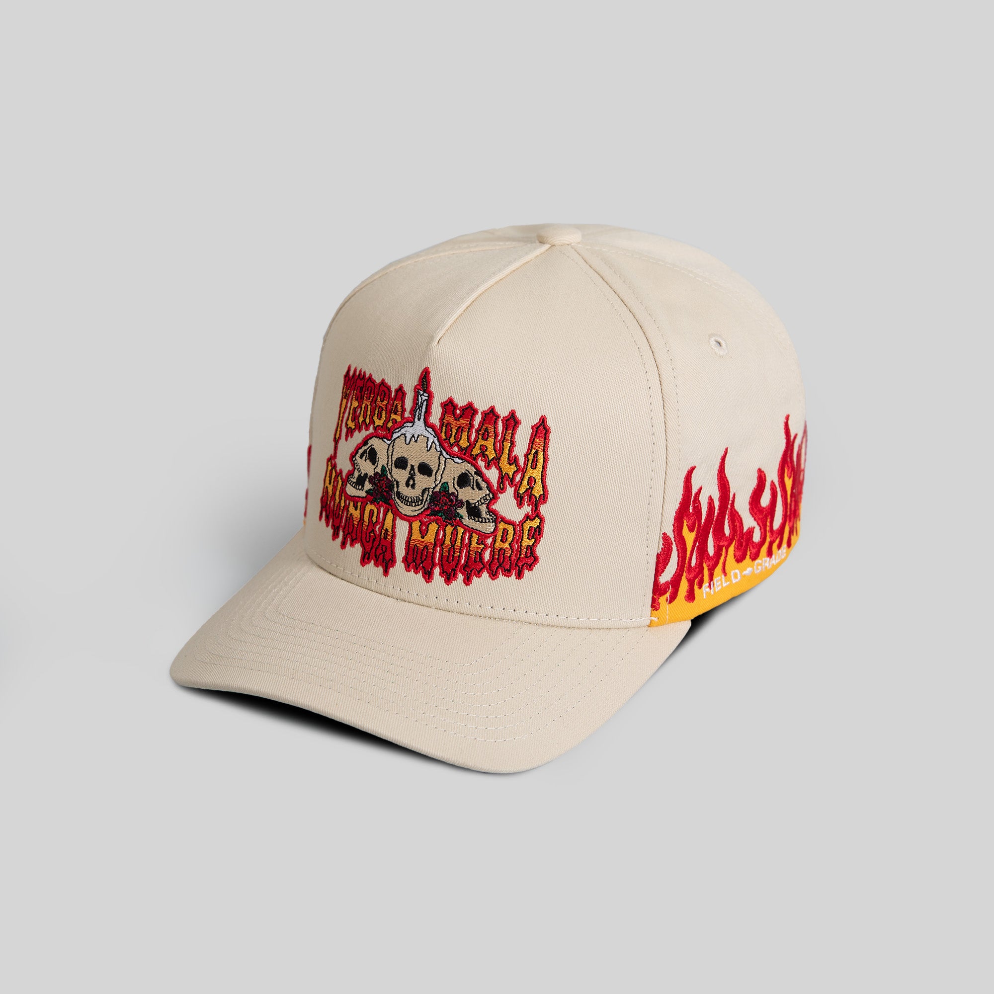YERBA MALA FLAMES SAND TWILL TRUCKER