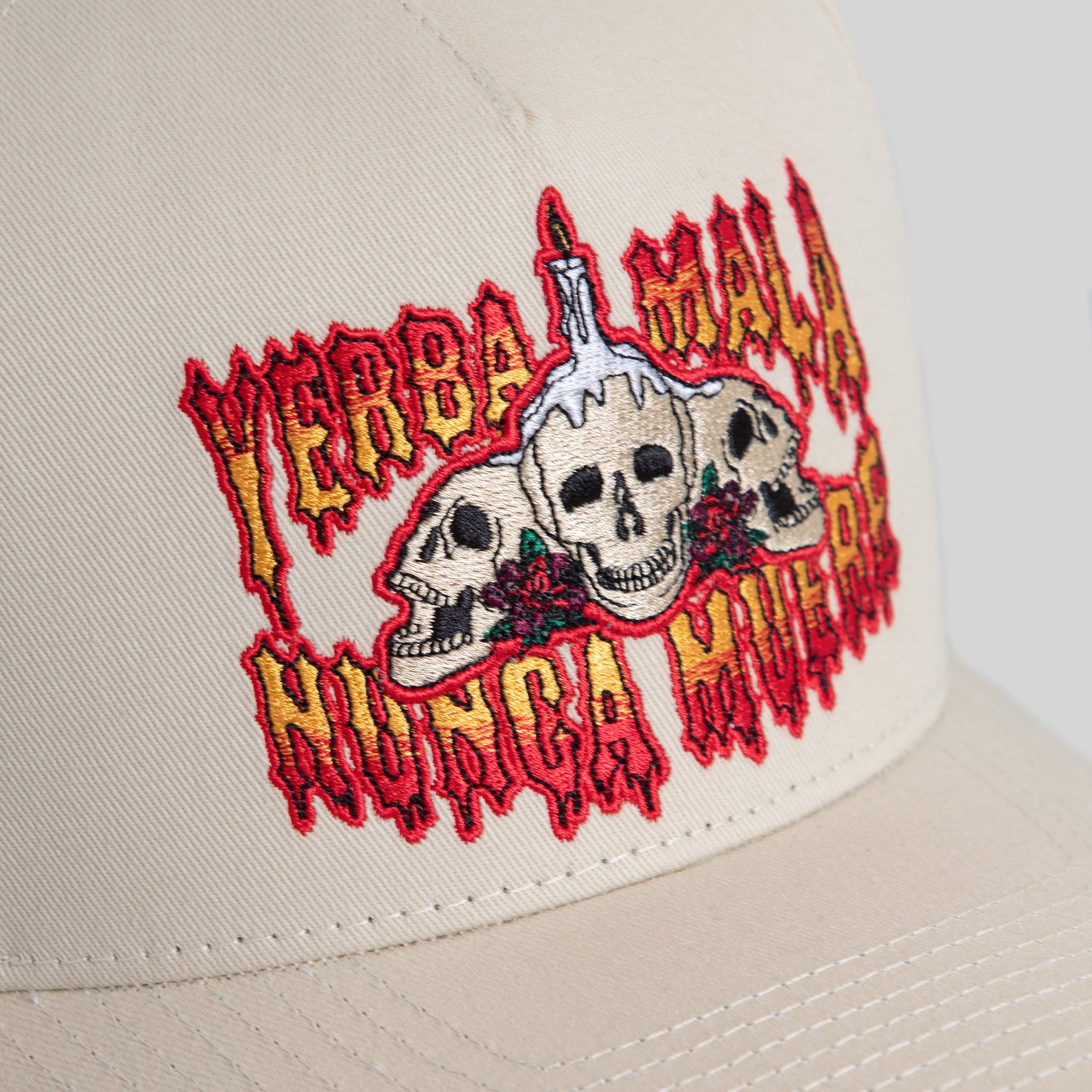 YERBA MALA FLAMES SAND TWILL TRUCKER