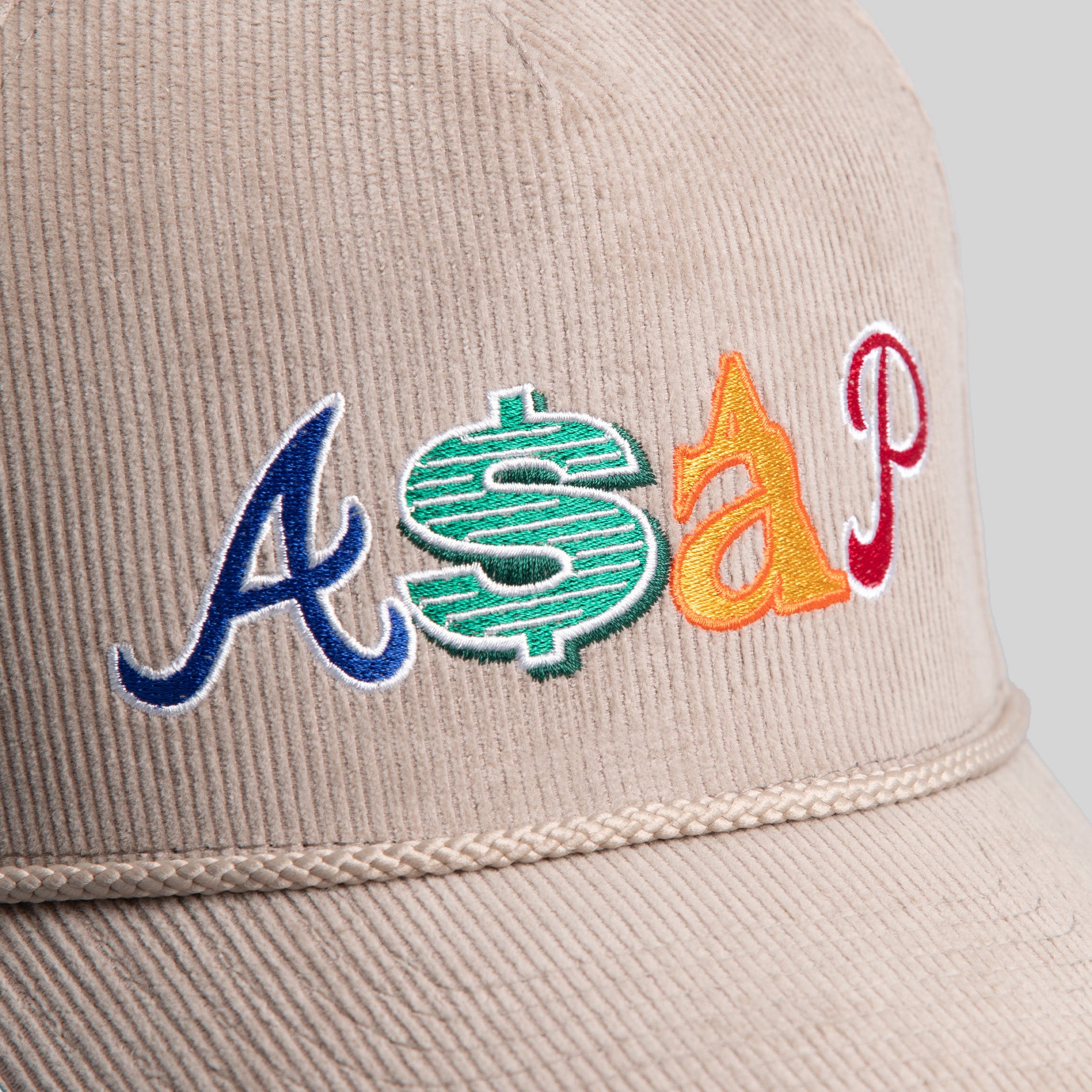 ASAP WARM GREY CORDUROY TRUCKER