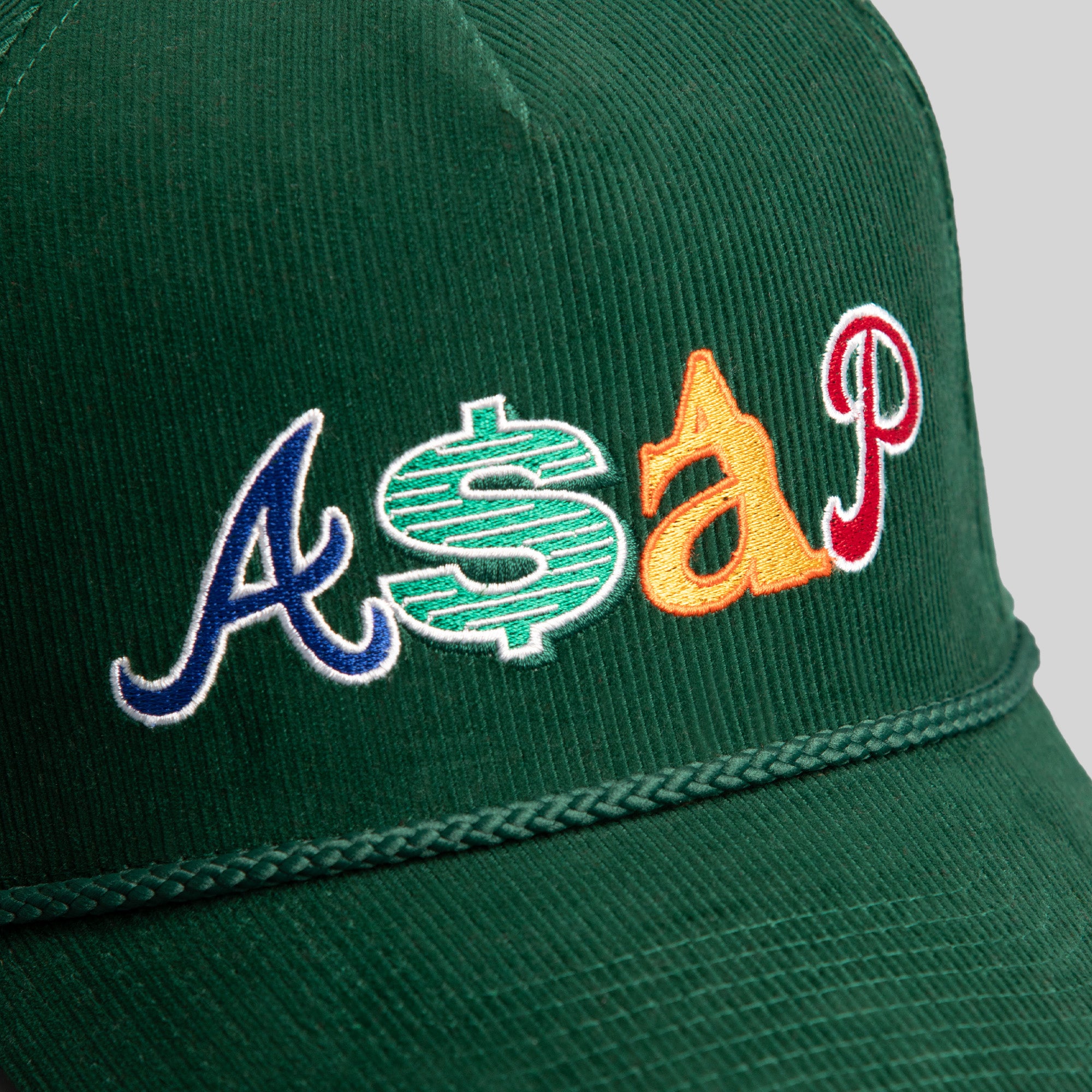 ASAP FG GREEN CORDUROY TRUCKER