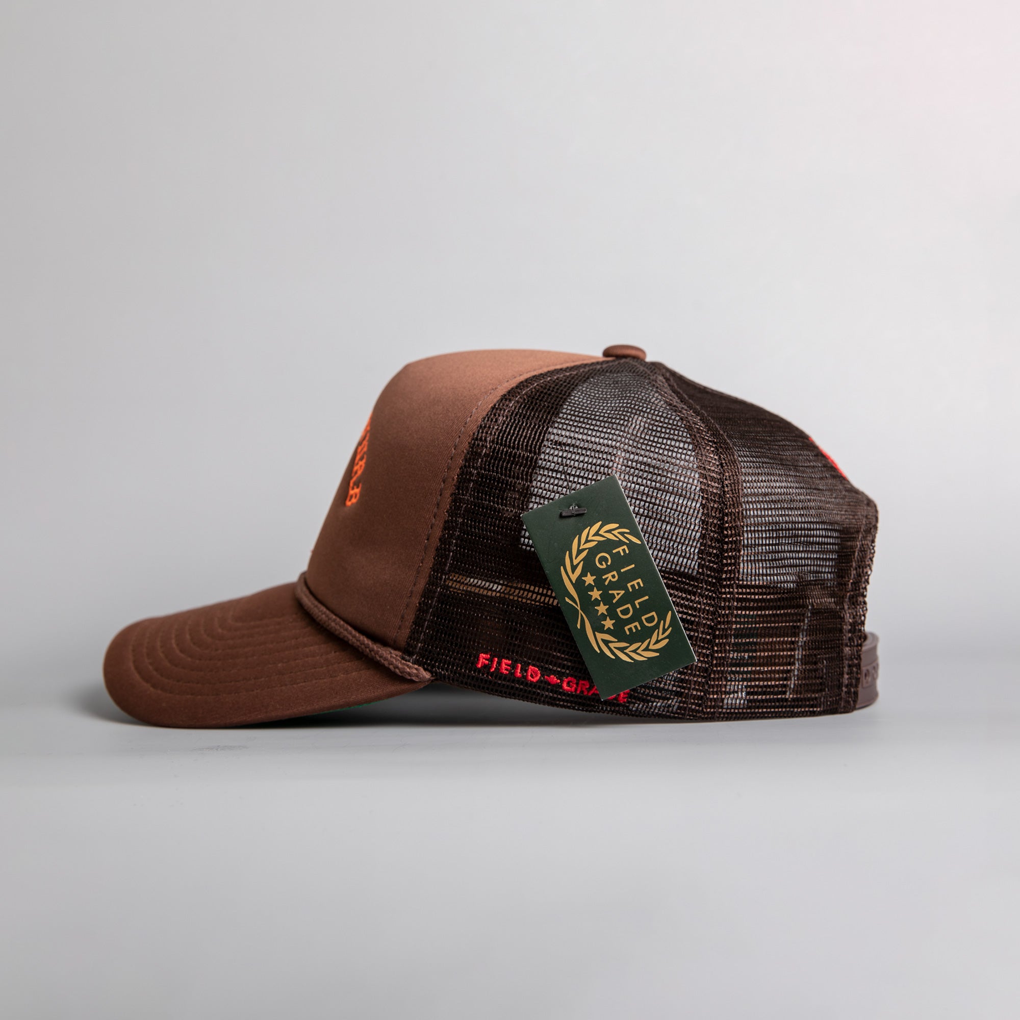 DO NOT DISTURB MOCHA TRUCKER HAT