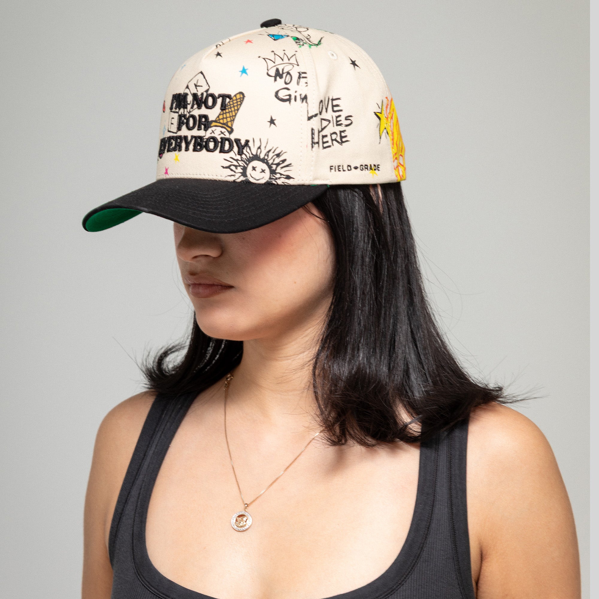 NOT FOR EVERYBODY DOODLE TWILL TRUCKER