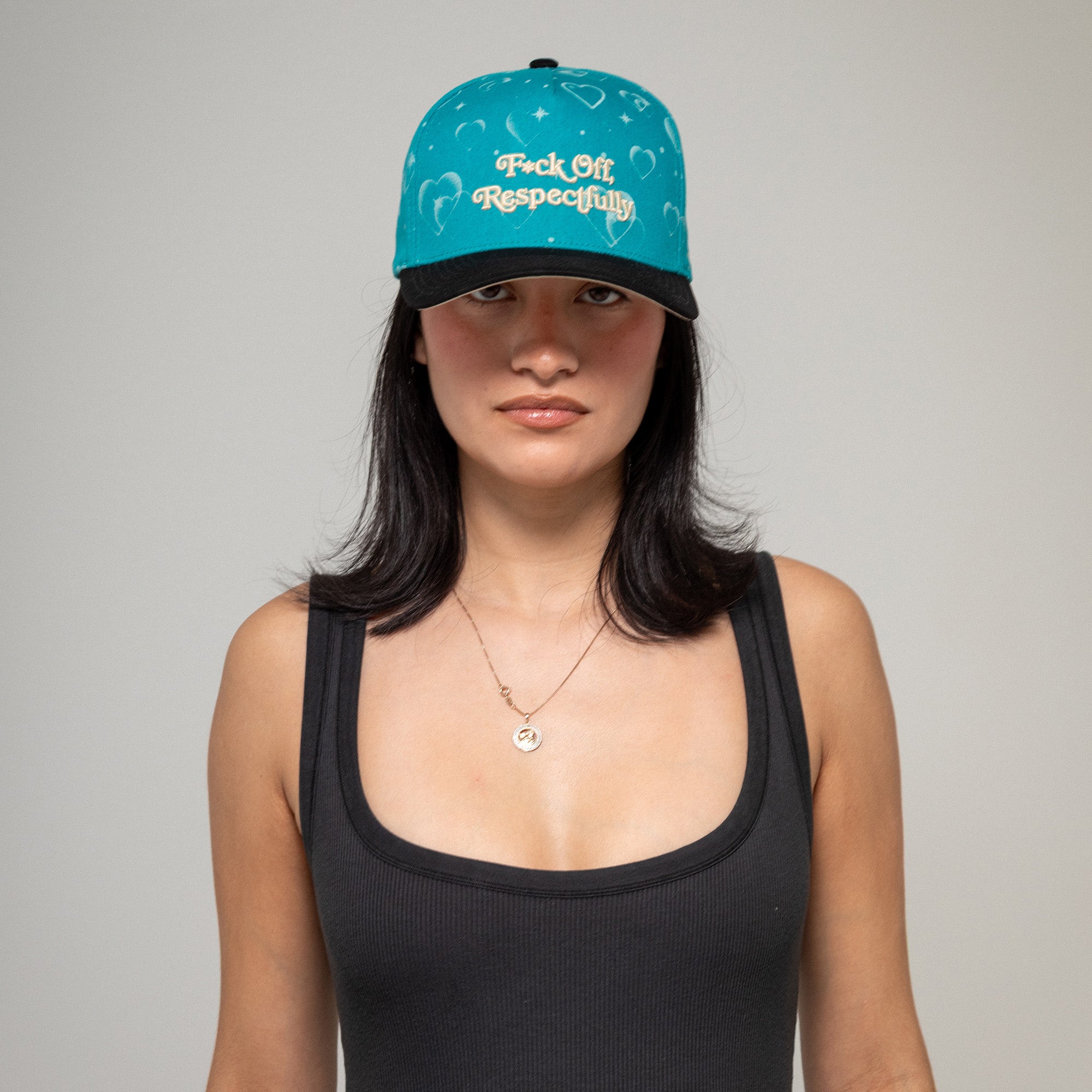 RESPECTFULLY MAJESTIC HEARTS TWILL TRUCKER