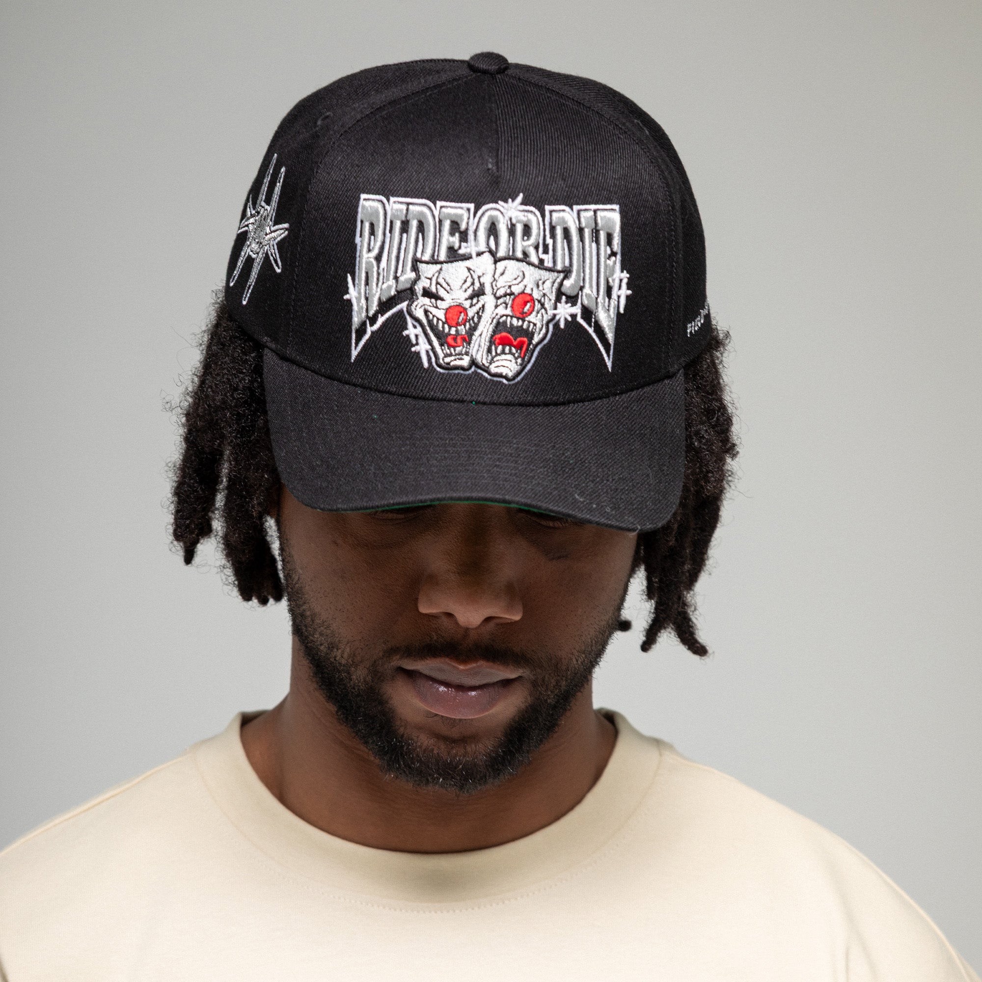 RIDE OR DIE BLACK WOOL TRUCKER