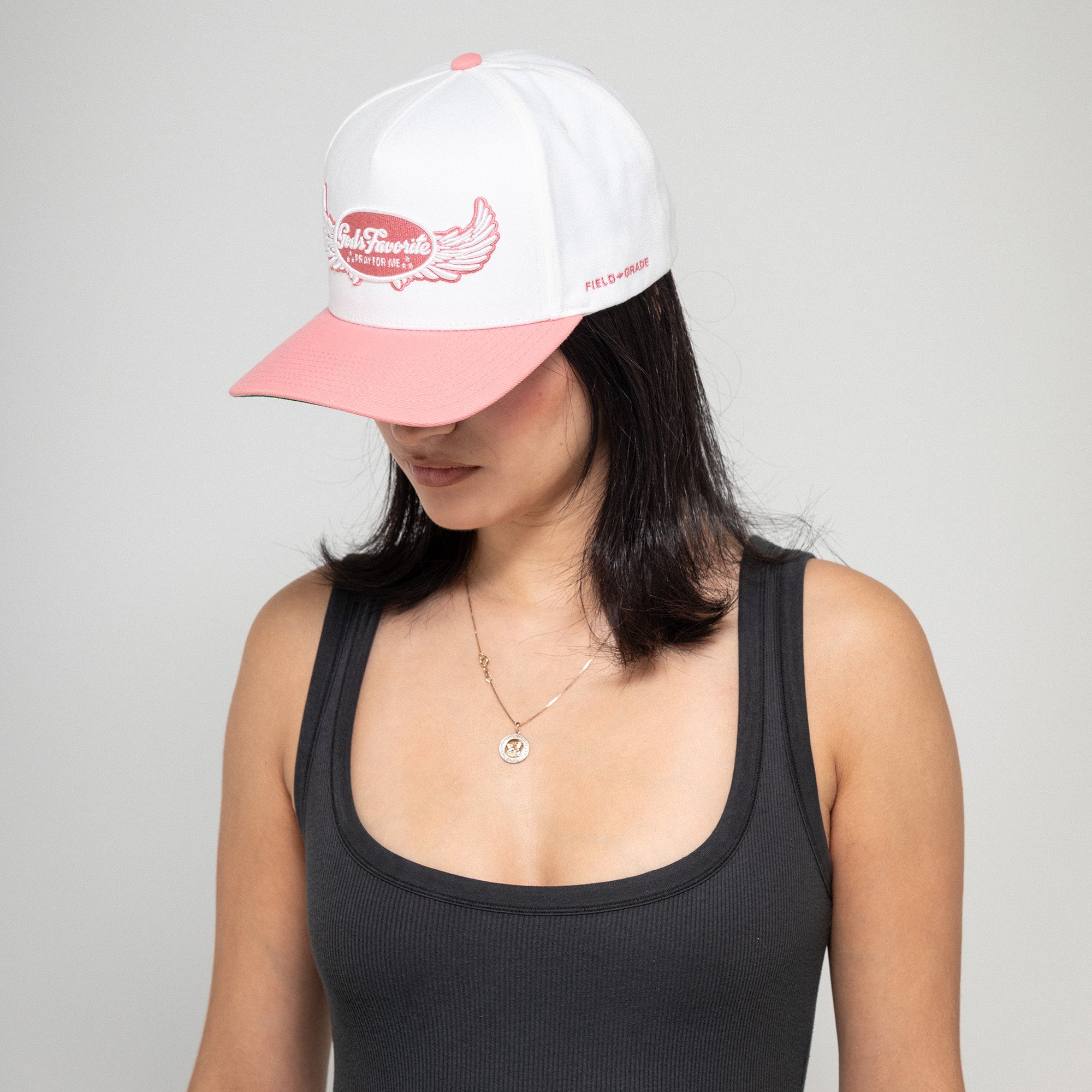 GODS FAVORITE SAND PINK WOOL TRUCKER