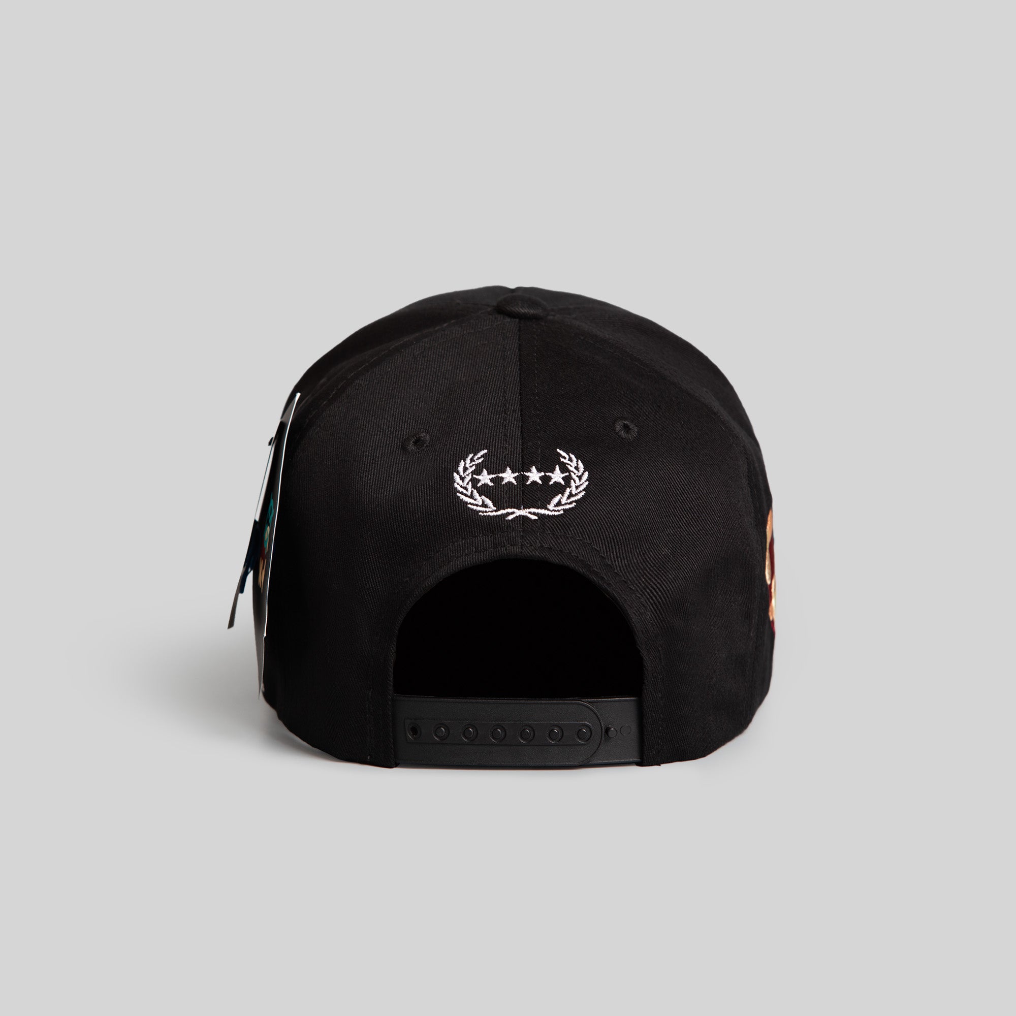 FIELD GRADE X KURVE STUDIO NY IS HEALING BLACK TRUCKER HAT